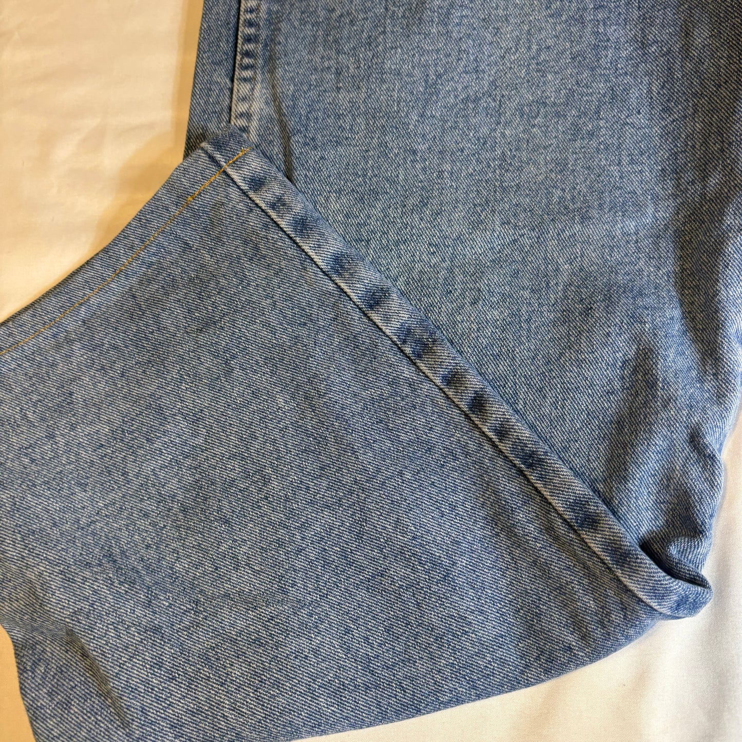 Wrangler Jeans Men’s 35x30 Vintage Y2K Light Wash Denim Straight Leg 100% Cotton