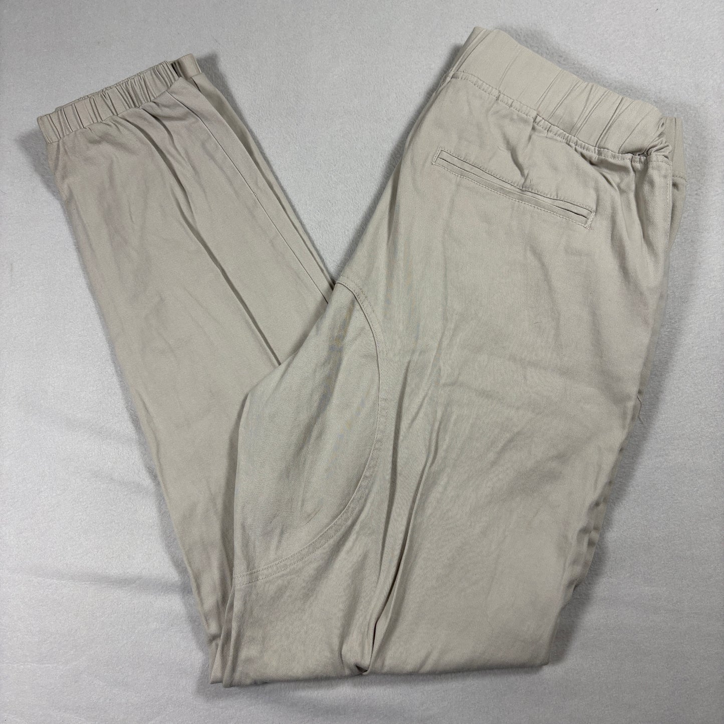 Hydro Power Supply Pants Mens M 32/34 Beige Cotton Jogger Drawstring Casual