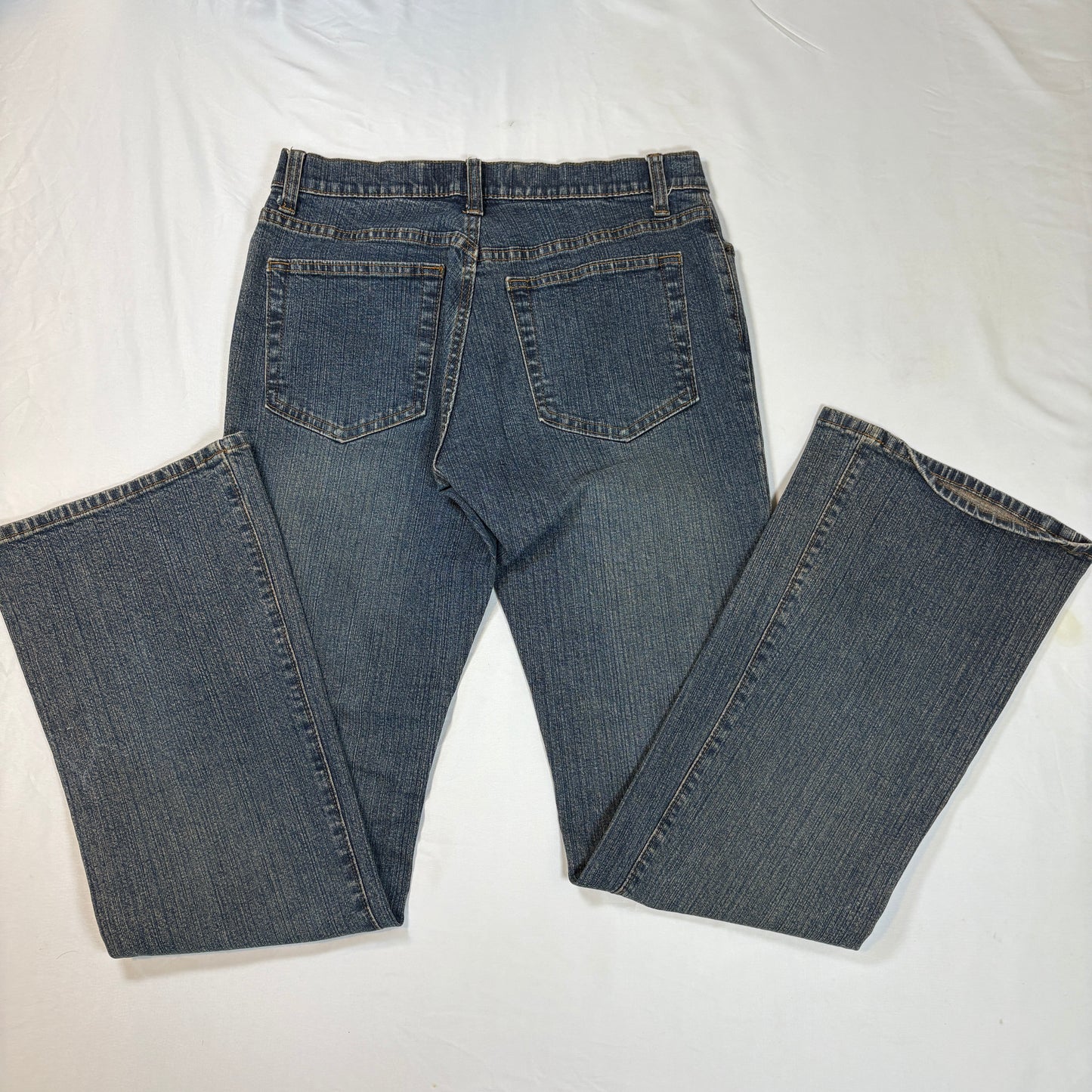 GAP Factory Low Rise Flare Stretch Jeans Women’s 4 Blue Denim Bootcut Baggy Y2K
