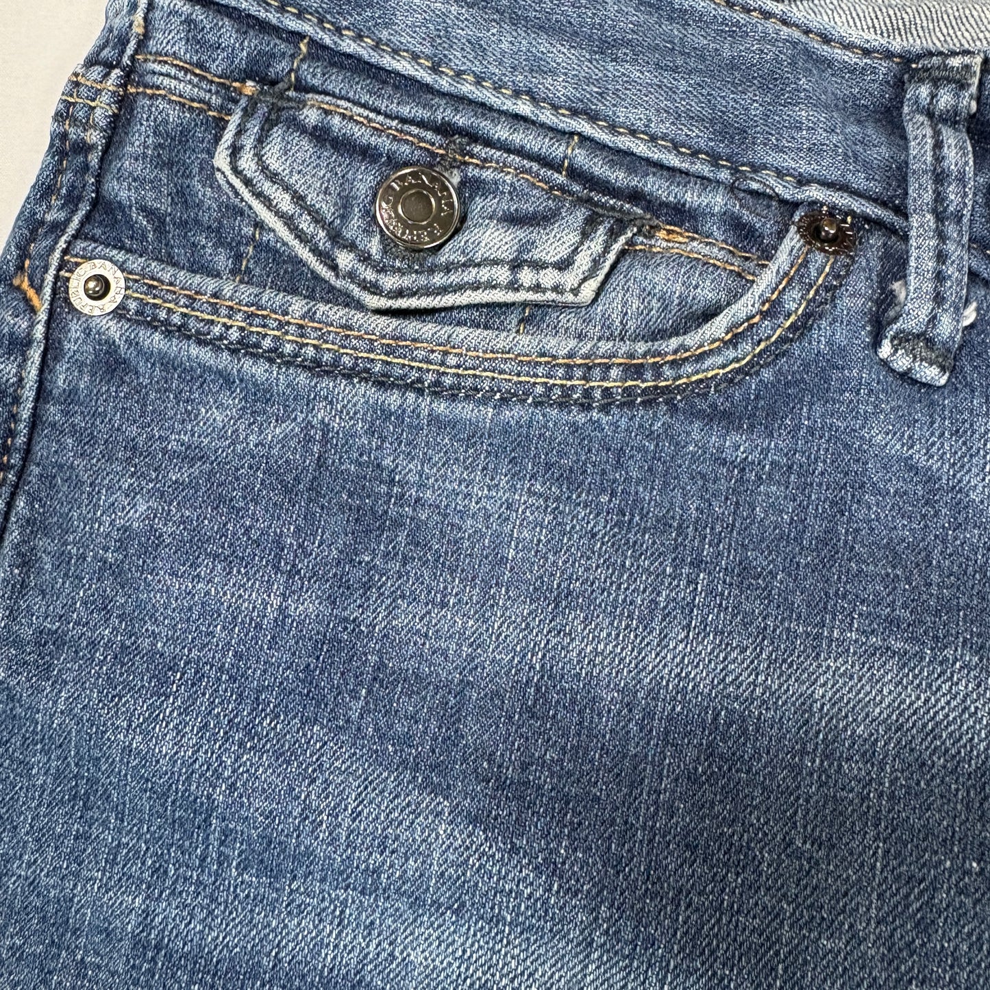 Banana Republic Women’s Jeans Size 10 / 30 Blue Denim Bootcut Baggy Y2K Distressed