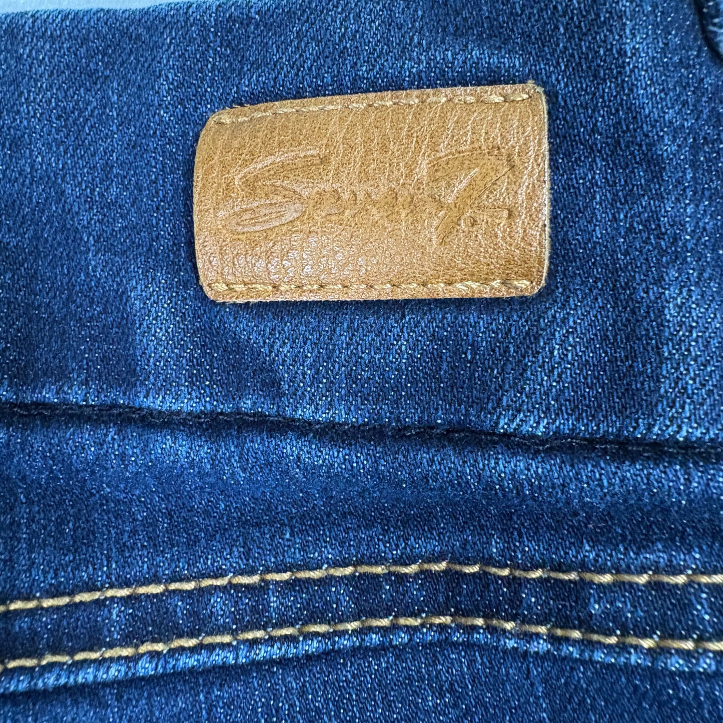 Seven7 Womens Jeans Sz 12 Dark Wash Skinny Denim Stretch Y2K Curvy Vintage