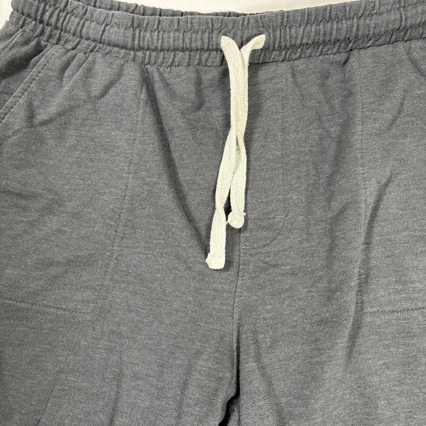 Hurley Men’s Shorts XL Gray Knit Fleece Drawstring Elastic Waist Lounge Casual