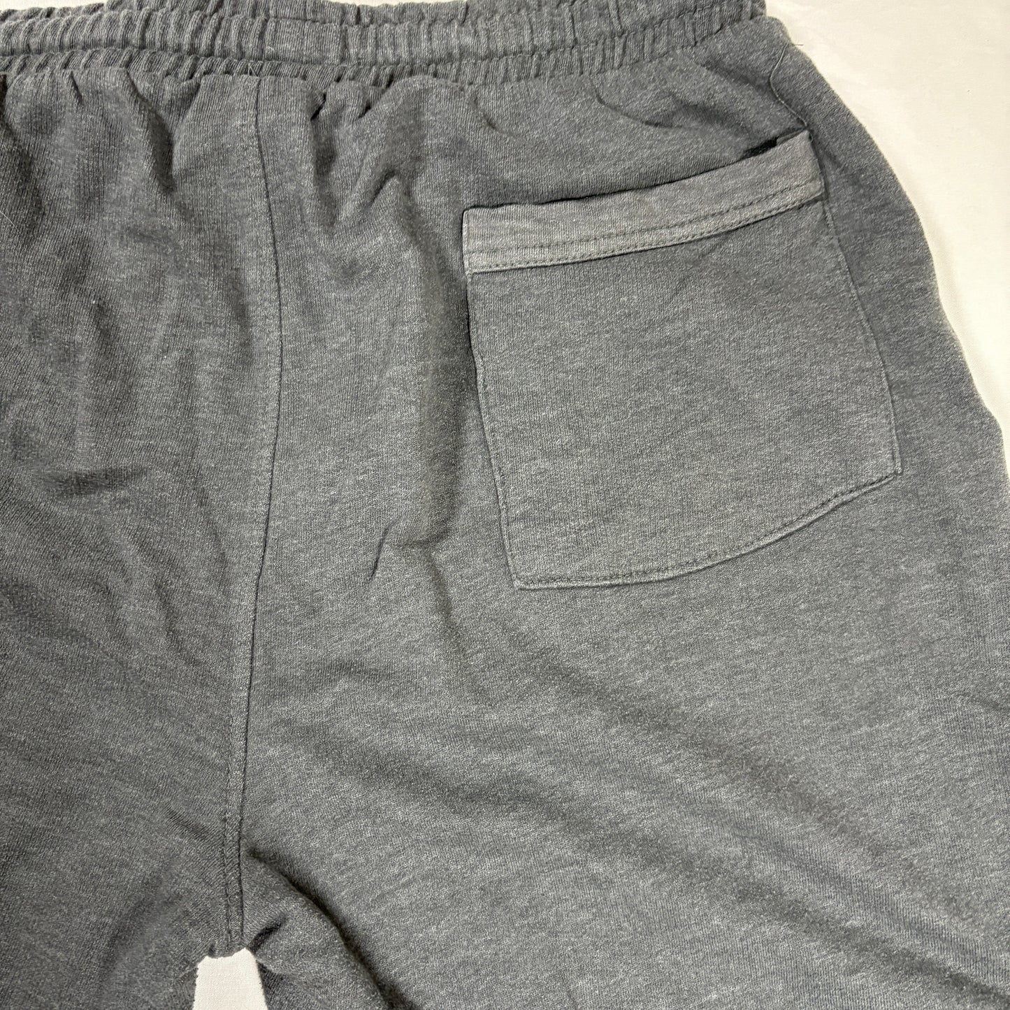 Hurley Men’s Shorts XL Gray Knit Fleece Drawstring Elastic Waist Lounge Casual