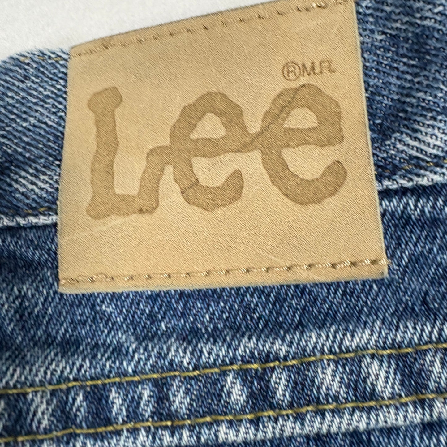 Lee Mens Jeans 38x30 Blue Denim Y2K Vintage Straight 90s Grunge Classic USA