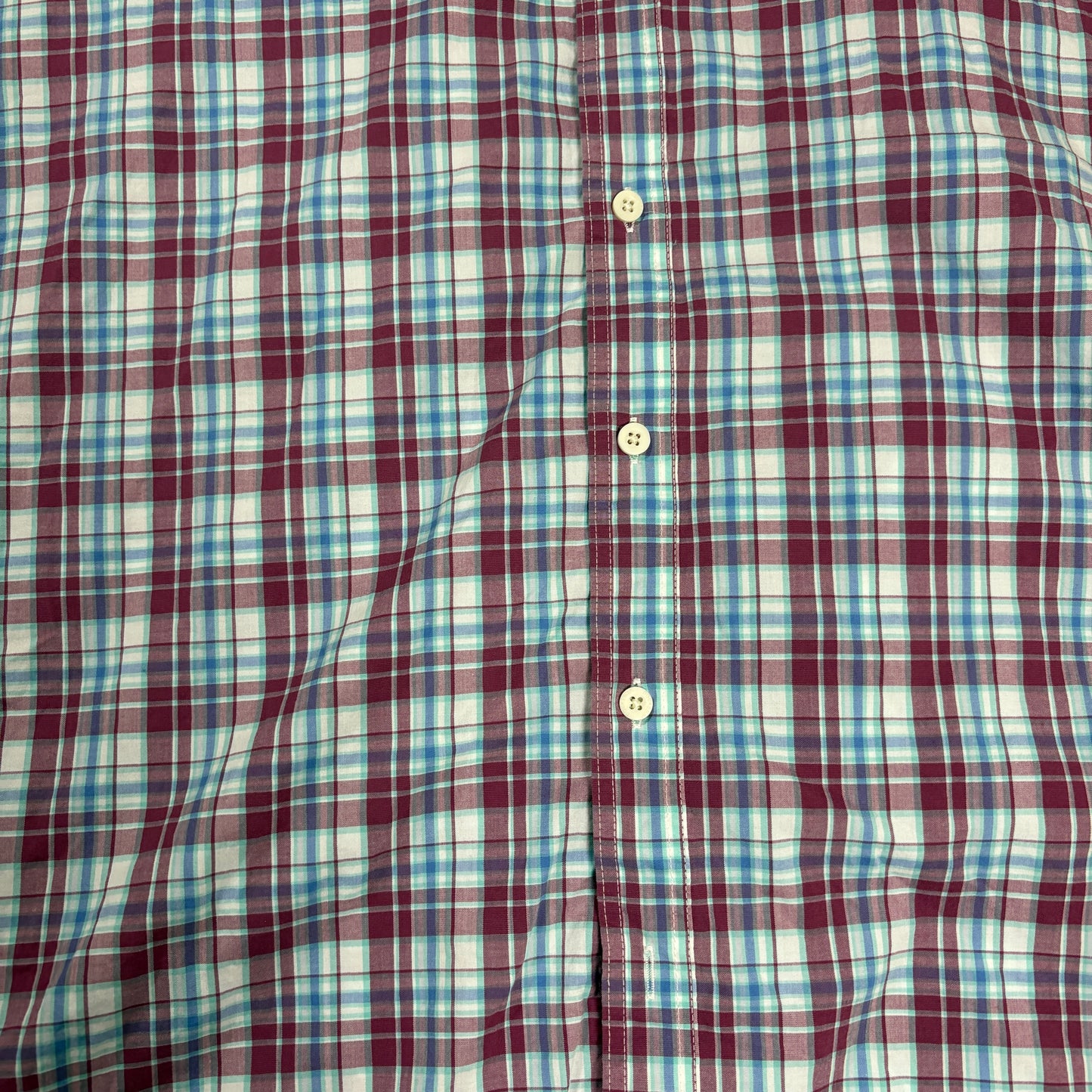 Dockers Men’s Shirt 3XL Supreme Flex Plaid Long Sleeve Button Up Casual Big