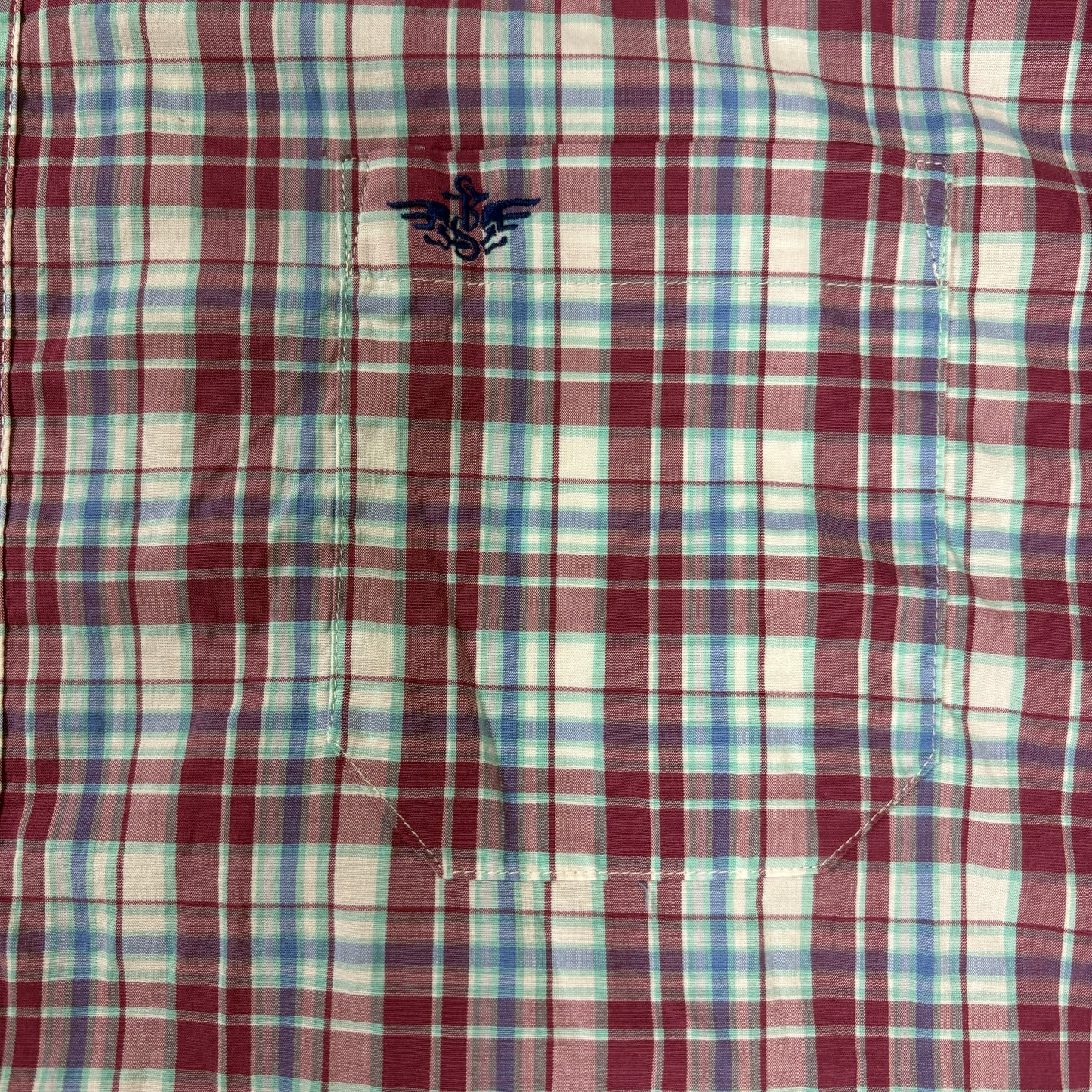 Dockers Men’s Shirt 3XL Supreme Flex Plaid Long Sleeve Button Up Casual Big