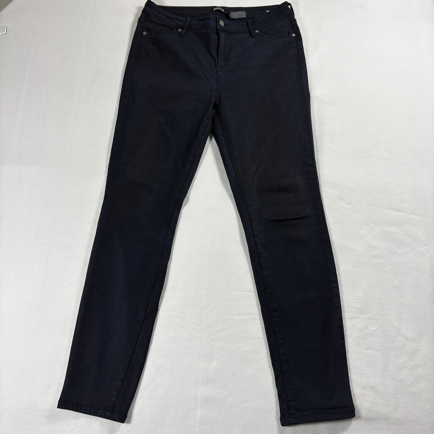 Buffalo David Bitton Jeans Womens 10x30 Black Royal Skinny Stretch Denim Midrise