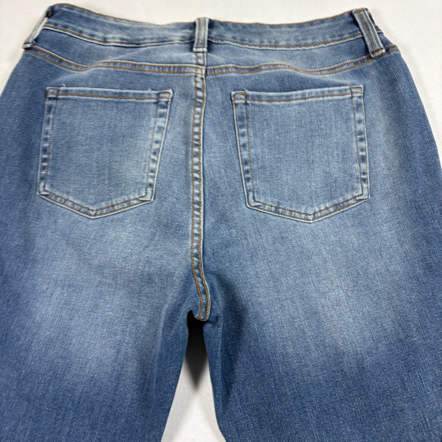 Time and Tru Womens Jeans Size 8 Blue High Rise Curvy Stretch Denim Y2K Classic