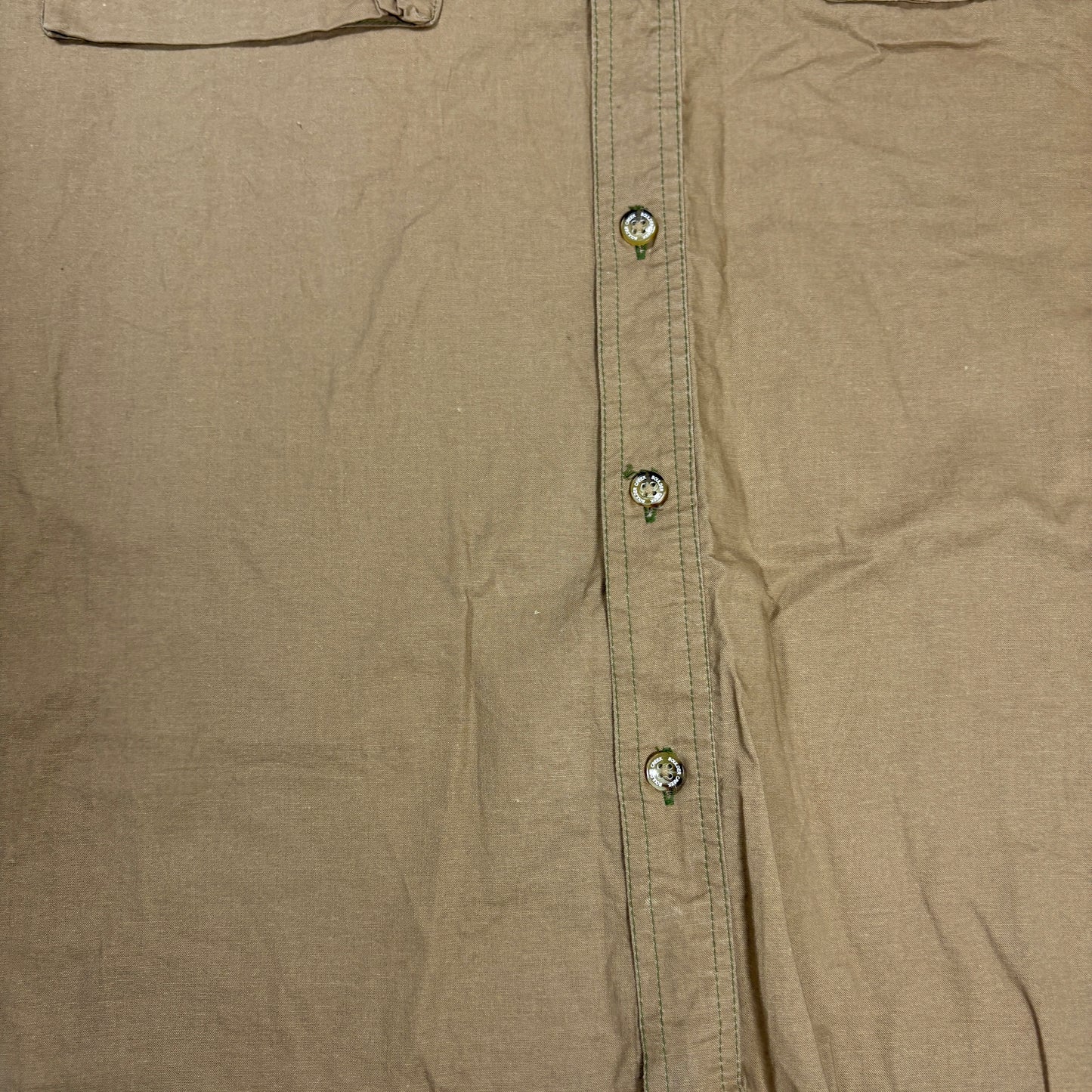 Boulder Creek Men’s 4XL Khaki Short Sleeve Utility Shirt Multi Pocket Outdoor