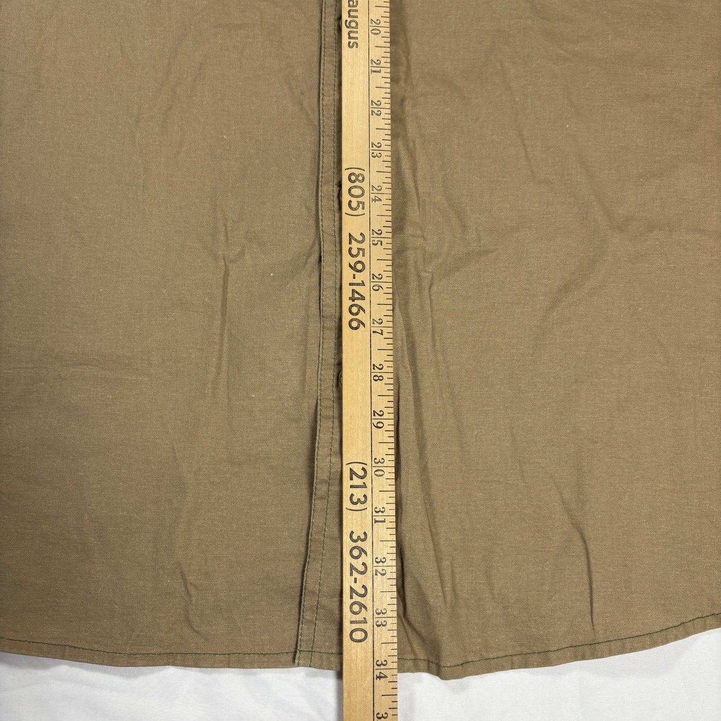 Boulder Creek Men’s 4XL Khaki Short Sleeve Utility Shirt Multi Pocket Outdoor