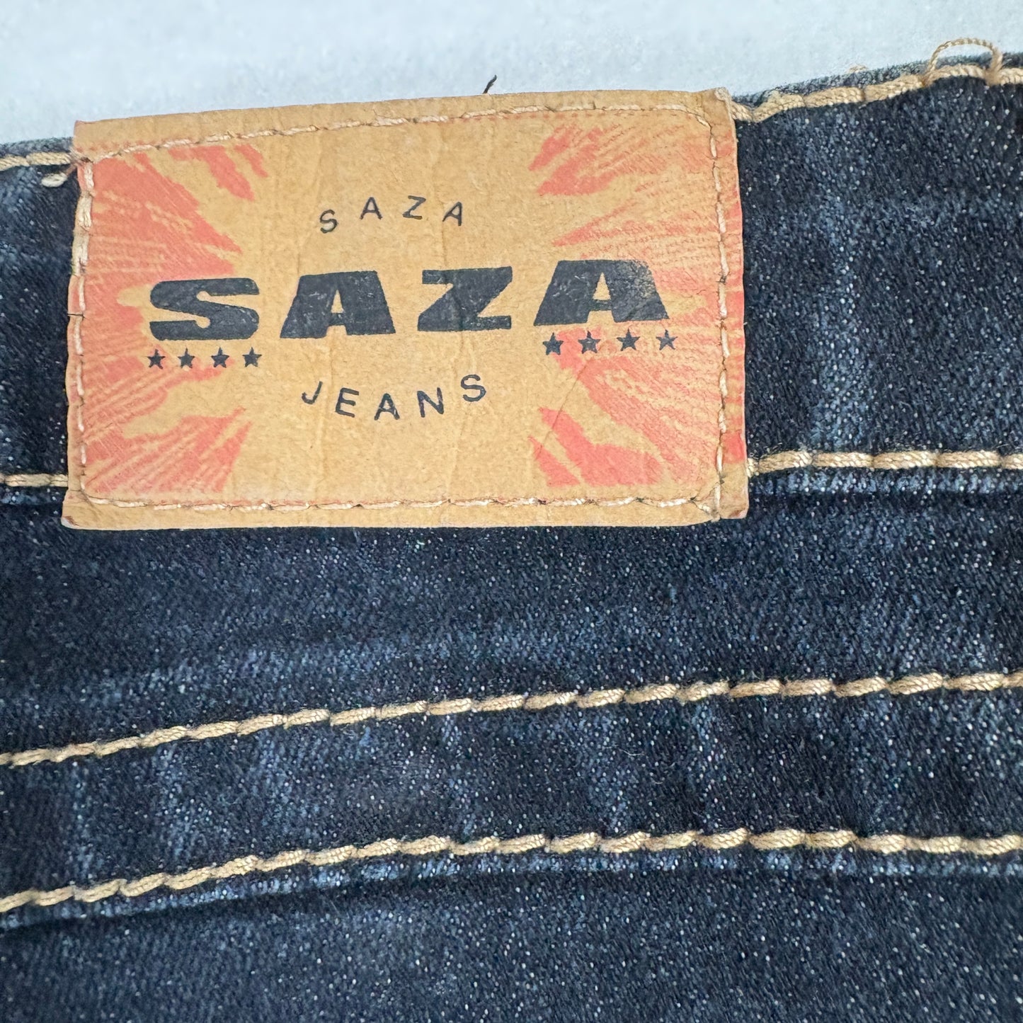 Saza Womens Jeans Size 20 Dark Wash Stretch Denim Y2K Plus Size Straight