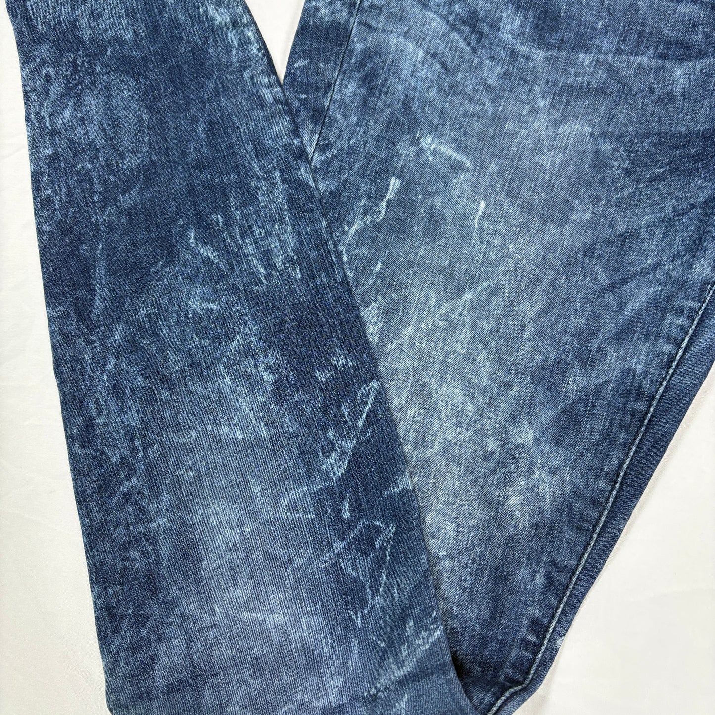 Arizona Jeans Co Jeggings Women 11 Blue Acid Wash Stretch Denim Skinny Fit