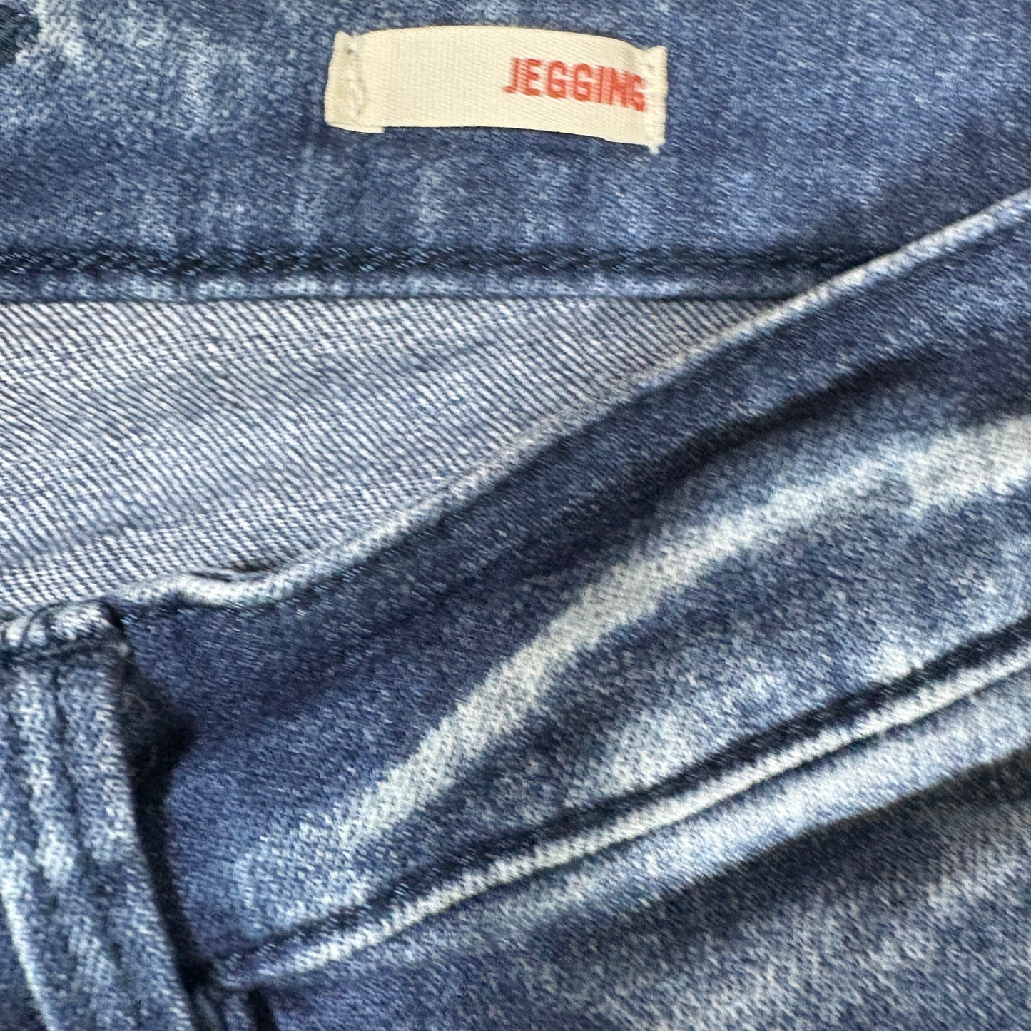 Arizona Jeans Co Jeggings Women 11 Blue Acid Wash Stretch Denim Skinny Fit