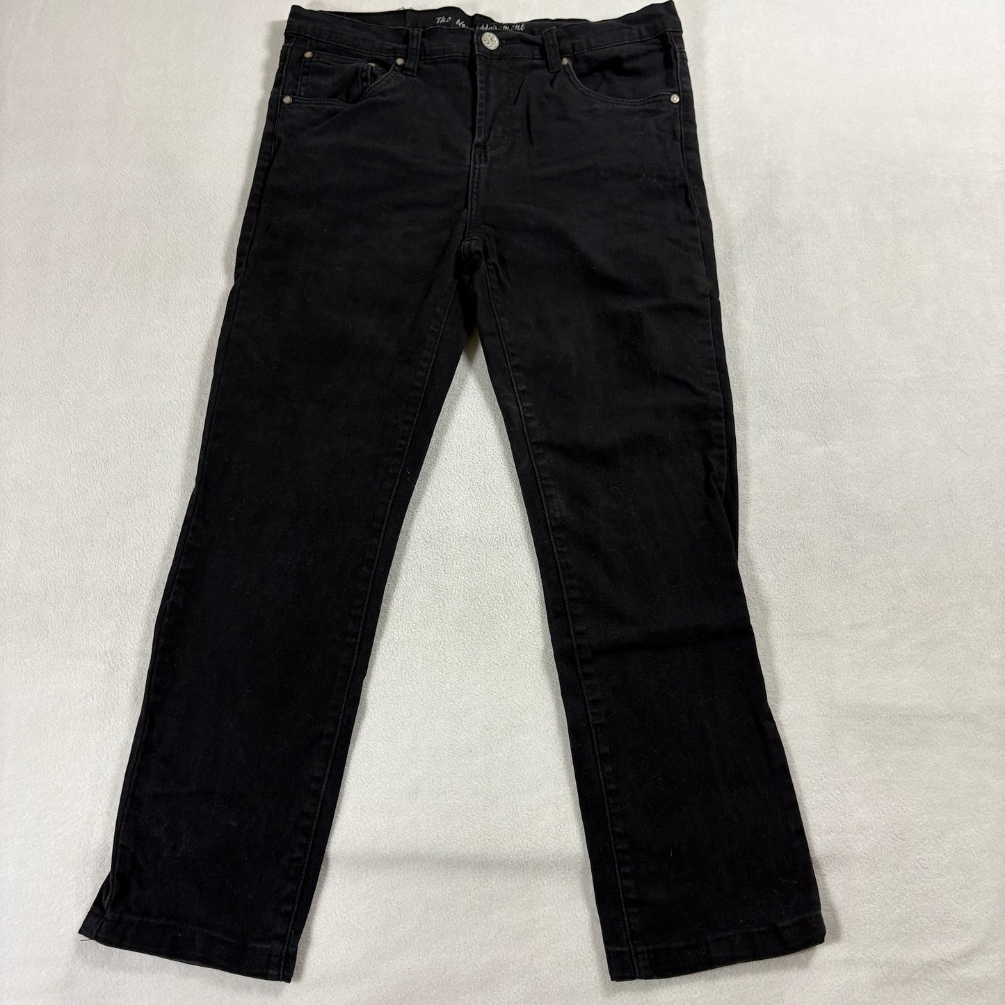 Black Bootcut Stretch Jeans Y2K Low Rise Size 34 Fits Like 32x25 Denim Pants