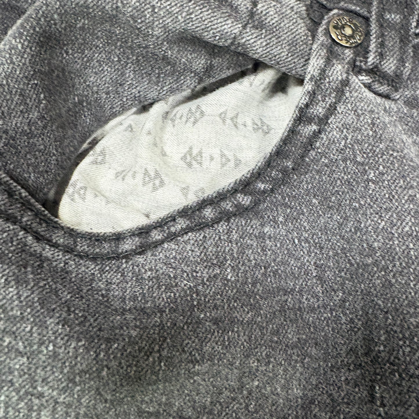 Copper & Oak Jeans Men 36x30 Slim Straight Gray Black Wash Denim Casual Pants