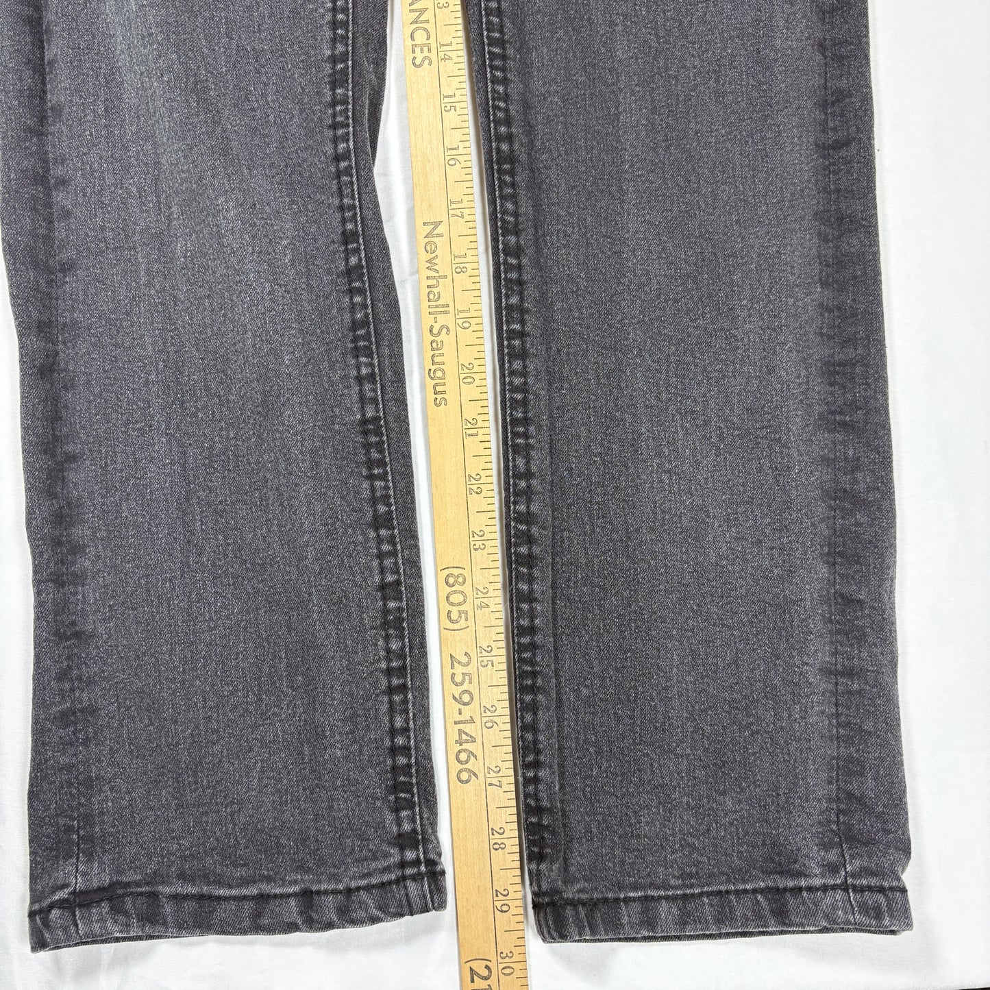 Copper & Oak Jeans Men 36x30 Slim Straight Gray Black Wash Denim Casual Pants