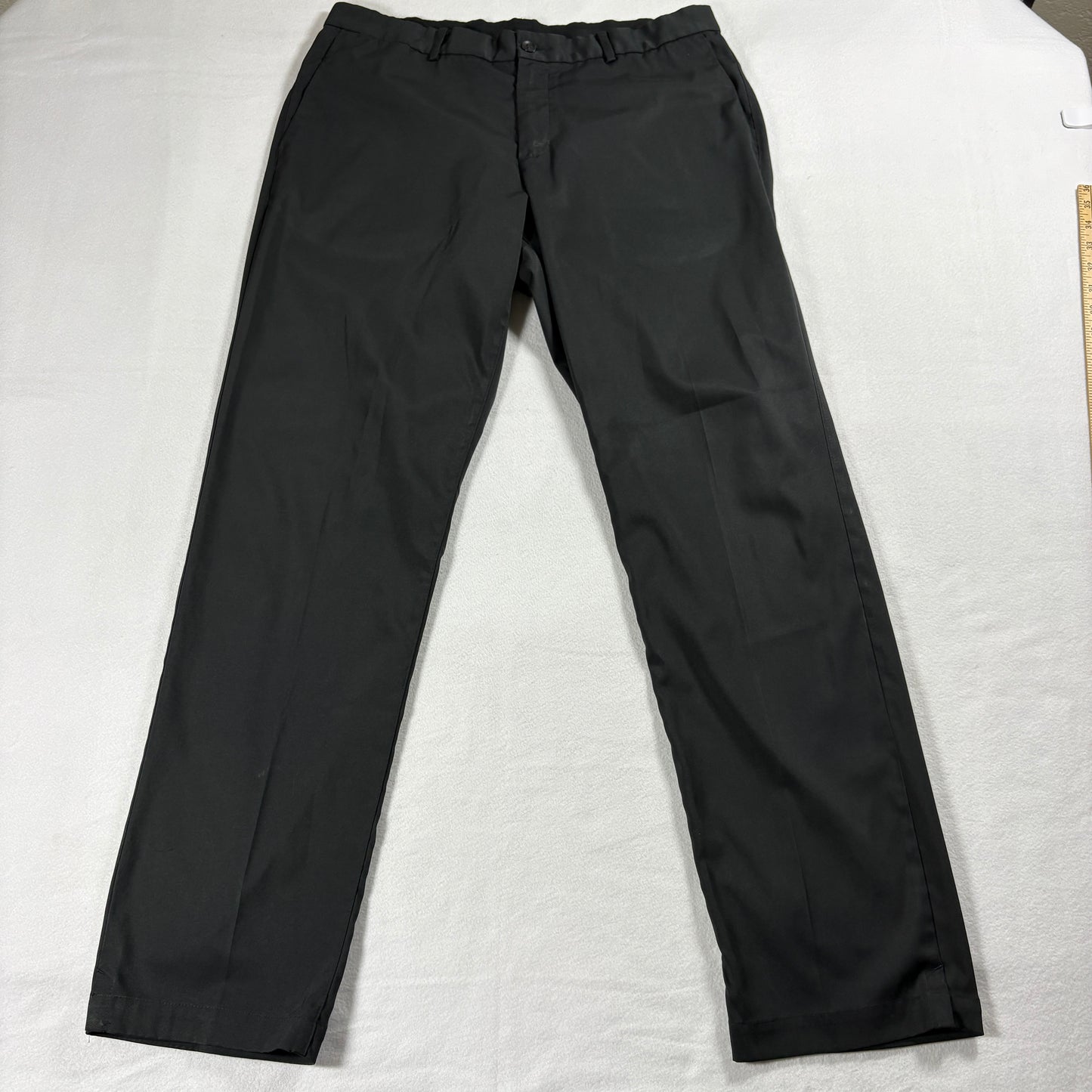 Nike Pants Mens 34x32 Black Straight Leg Stretch Casual Golf Workwear Style