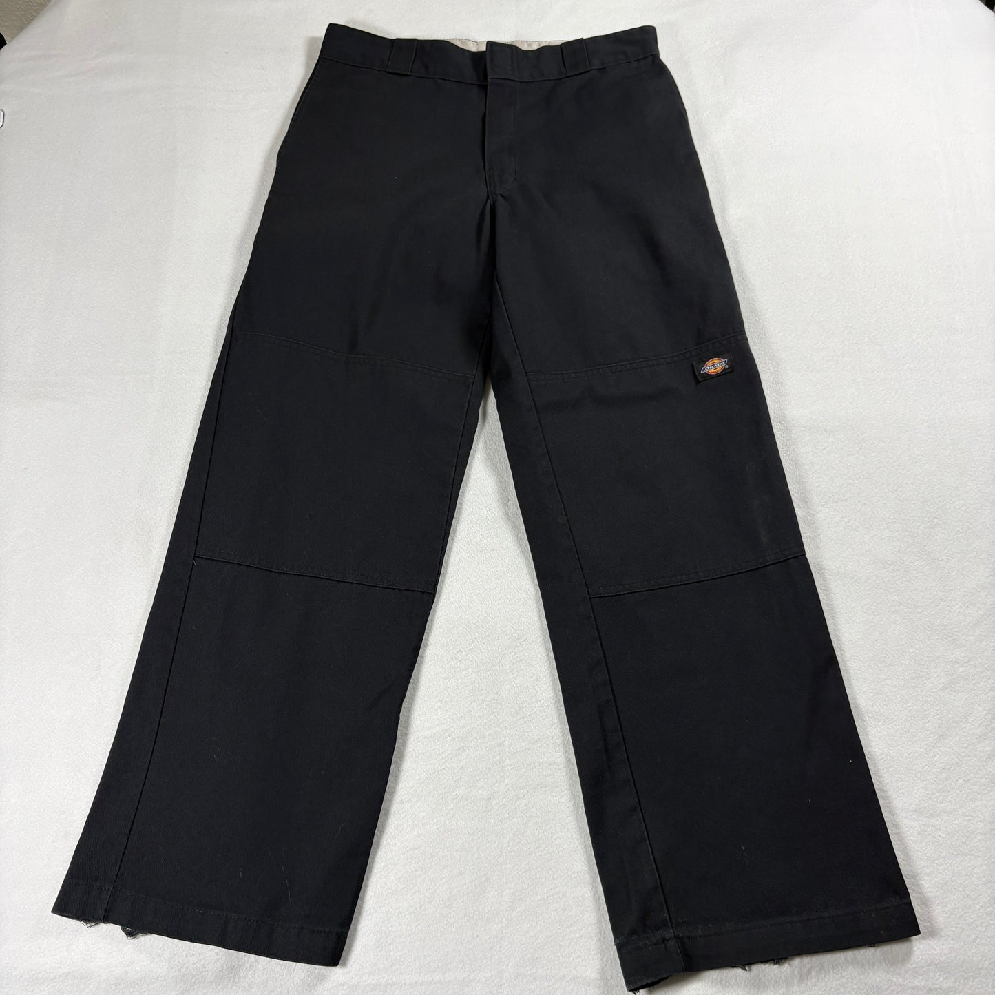 Dickies Loose Fit Work Pants Mens 30x30 Black Utility Straight Leg Durable