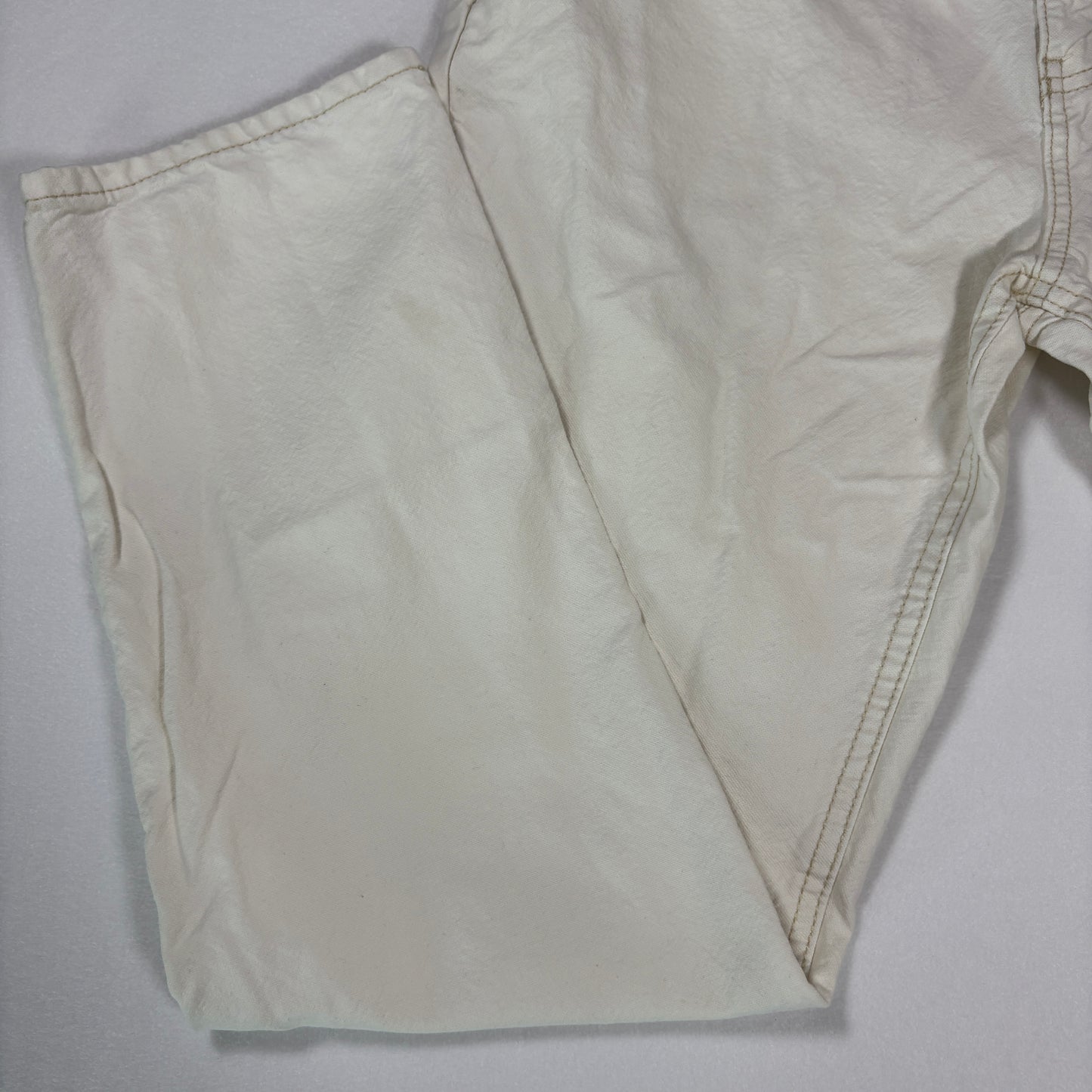 Cotton On Jeans Mens 30 White Straight Leg Denim Pants Casual Neutral Style