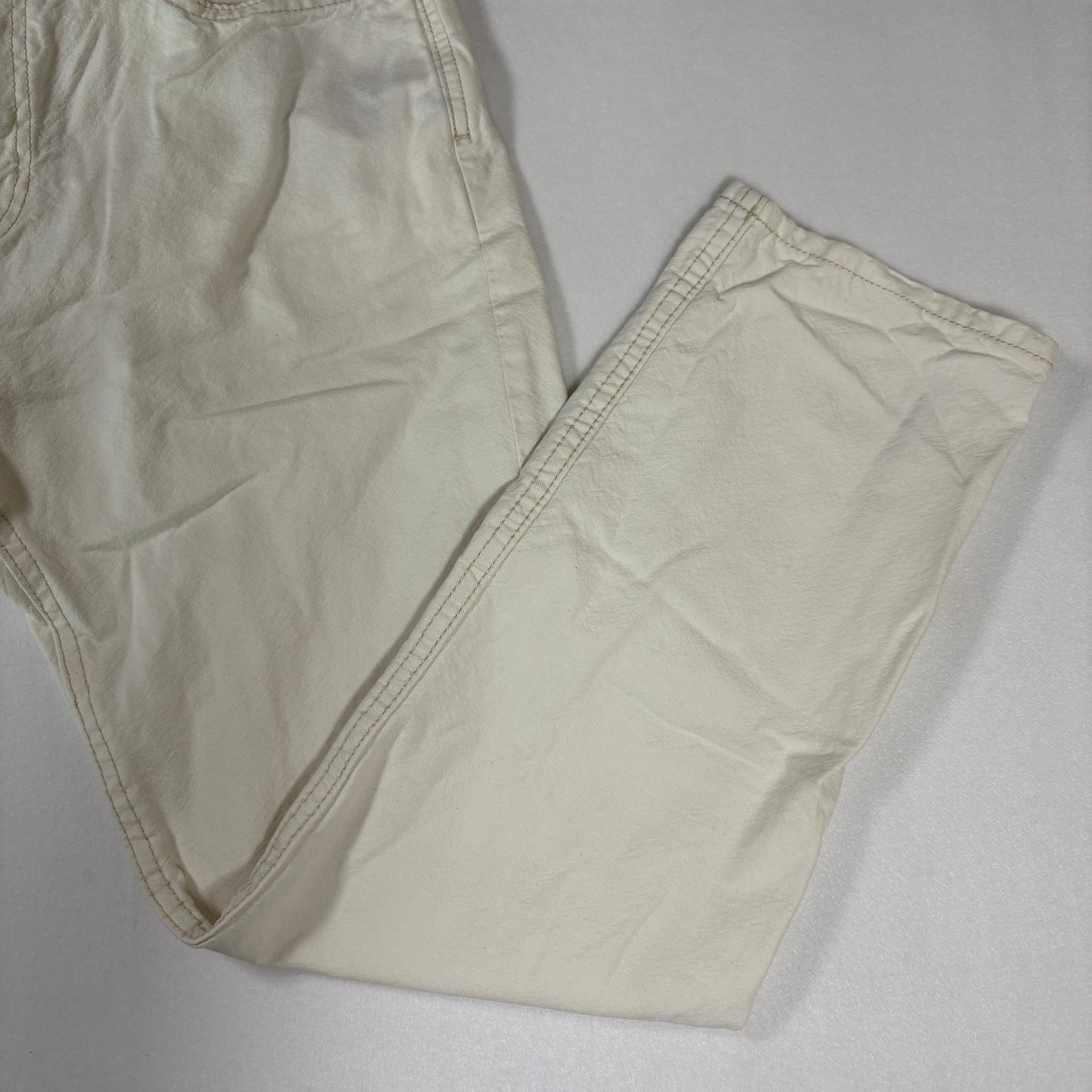 Cotton On Jeans Mens 30 White Straight Leg Denim Pants Casual Neutral Style