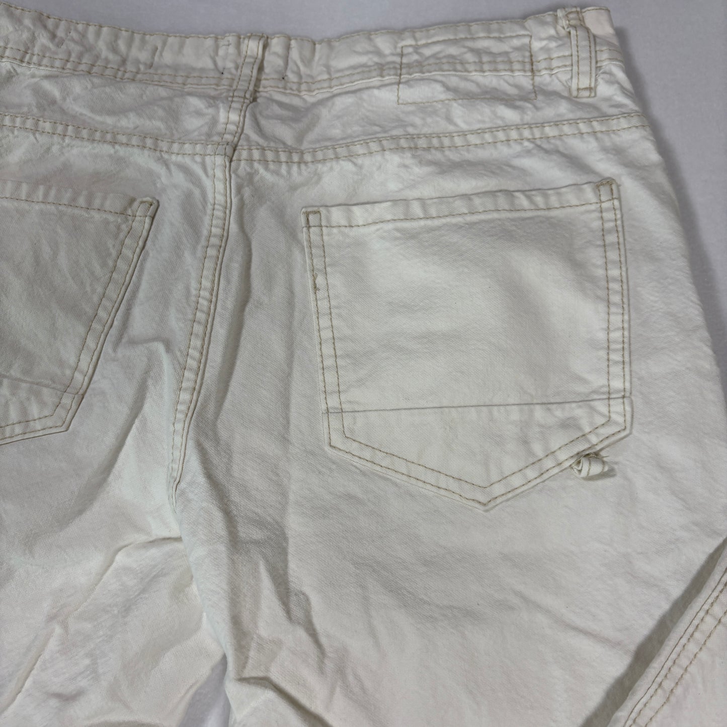 Cotton On Jeans Mens 30 White Straight Leg Denim Pants Casual Neutral Style
