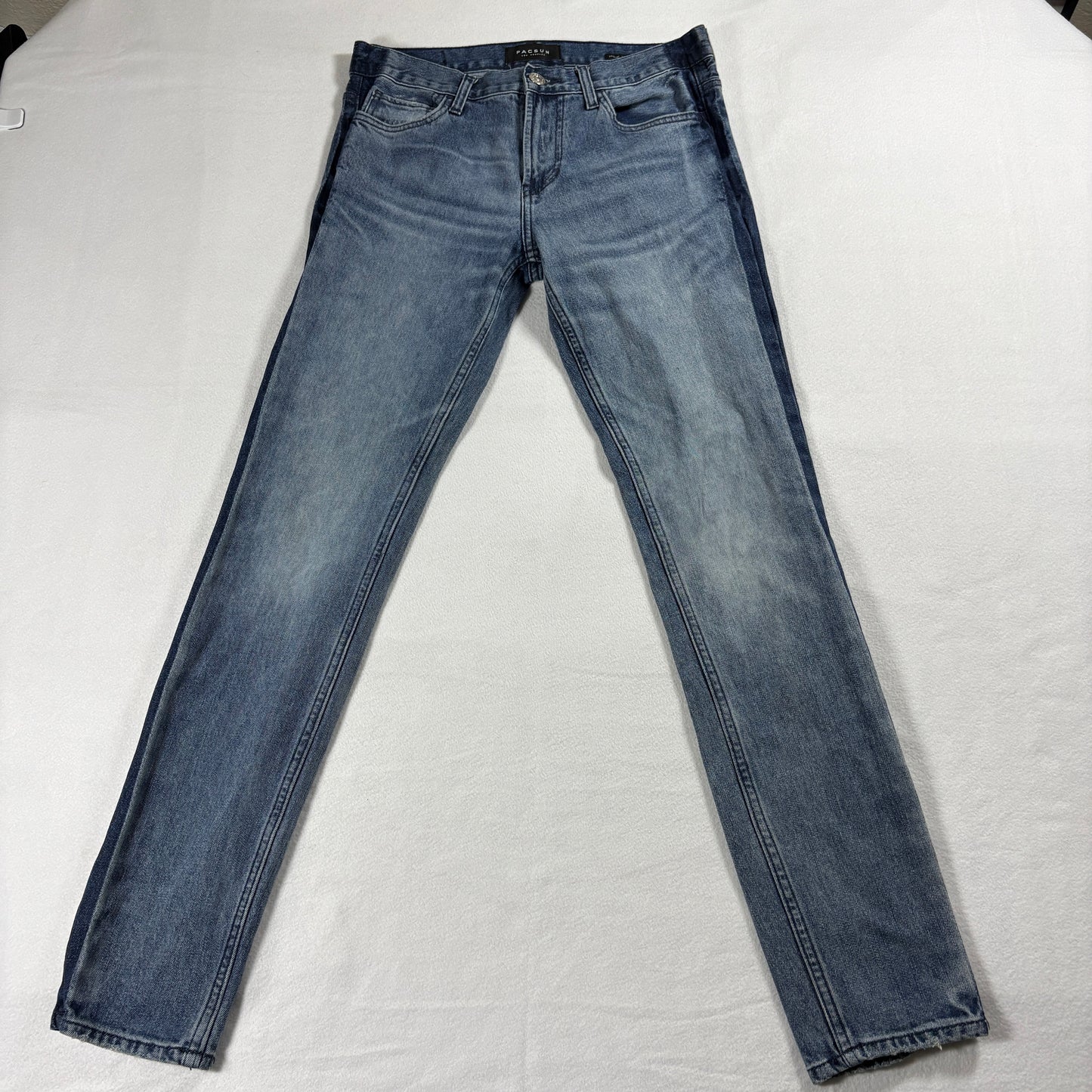 PacSun Skinny Jeans Mens 30x32 Blue Comfort Stretch Denim Casual Streetwear Fit