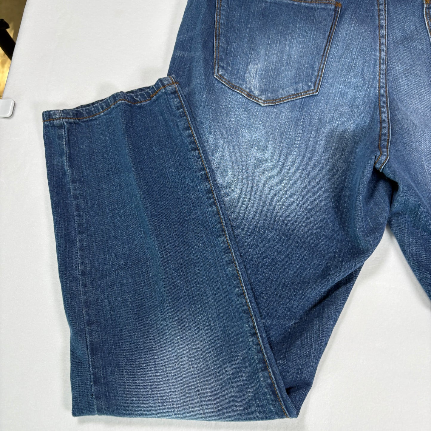 Canyon River Blues Jeans Womens 14 Blue Distressed Ripped Baggy Denim Pants