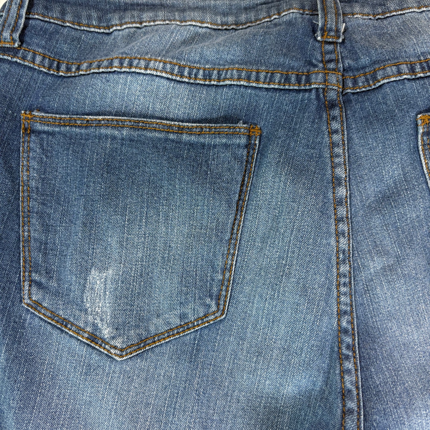 Canyon River Blues Jeans Womens 14 Blue Distressed Ripped Baggy Denim Pants