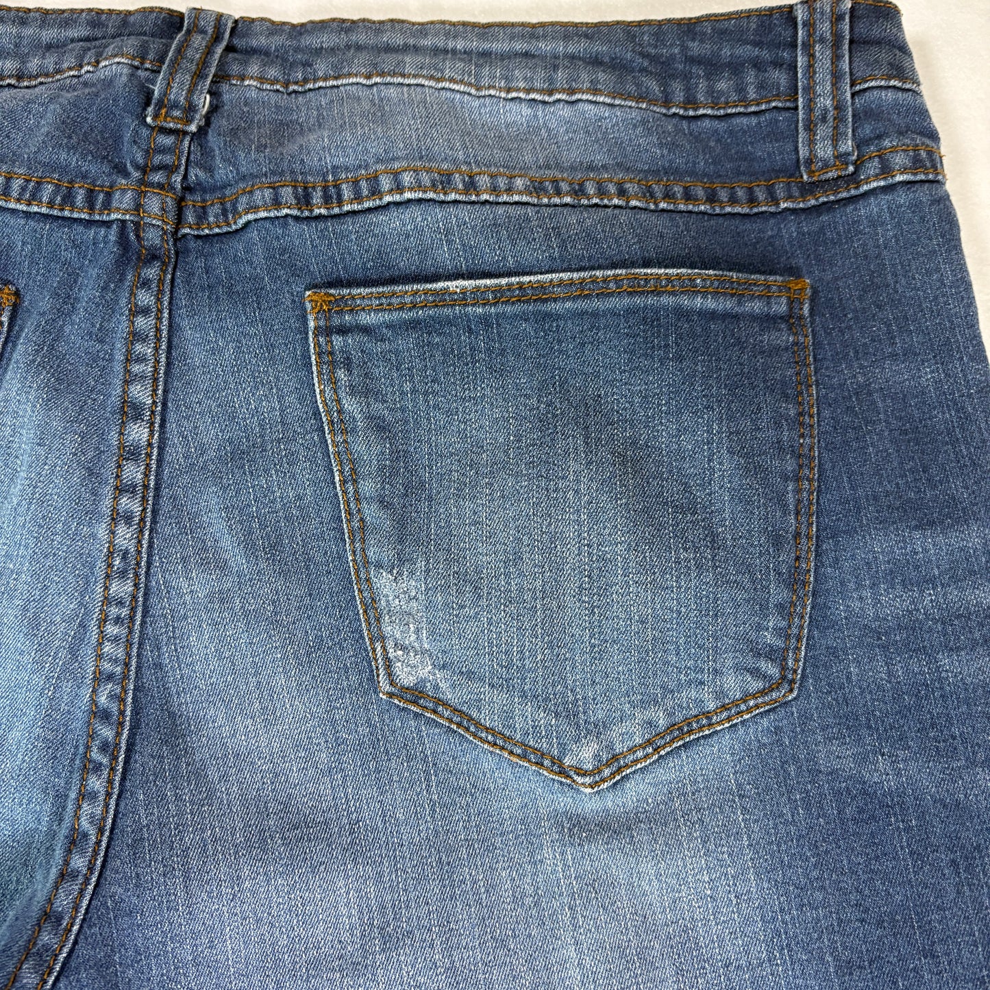 Canyon River Blues Jeans Womens 14 Blue Distressed Ripped Baggy Denim Pants