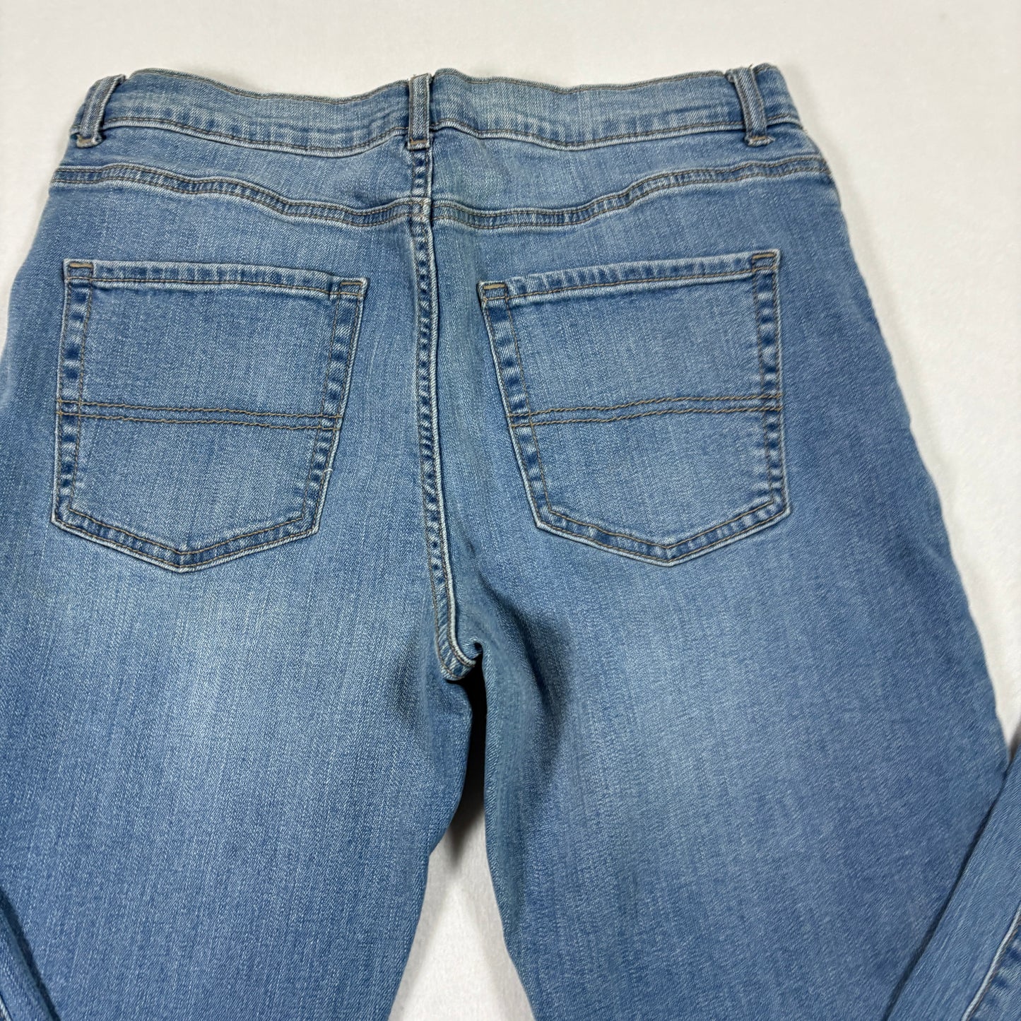 The Childrens Place Boys Jeans Size 18 Straight Stretch Denim Blue Wash Casual