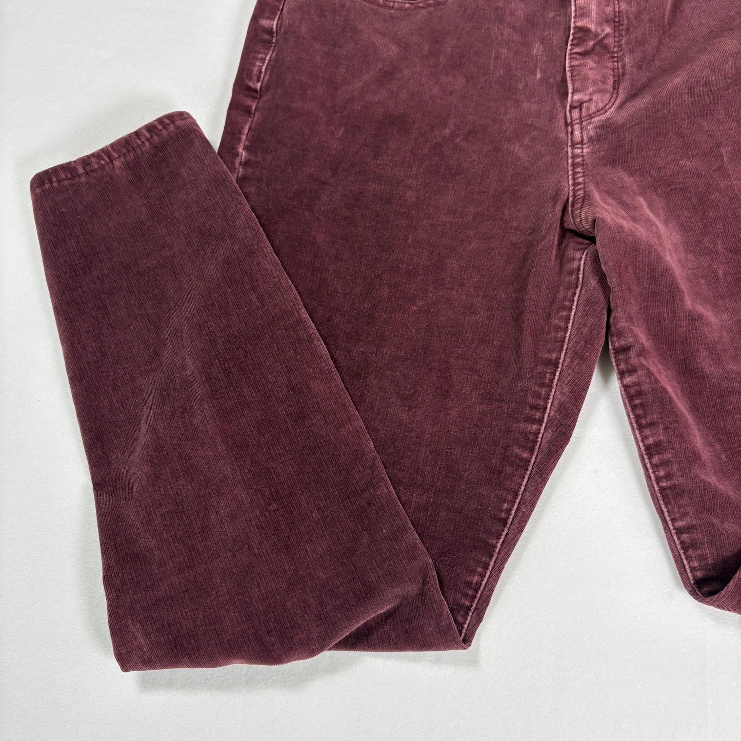 American Eagle Jegging Womens 12 Short Burgundy Super Stretch X4 High Rise Pants