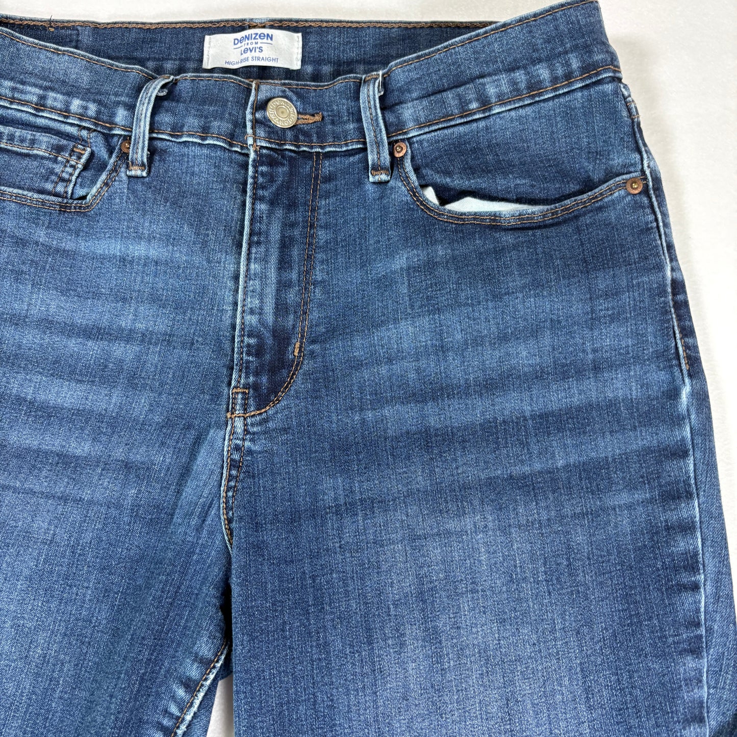 Denizen from Levi’s Jeans Womens 8M W29 L30 High Rise Straight Blue Denim Pants
