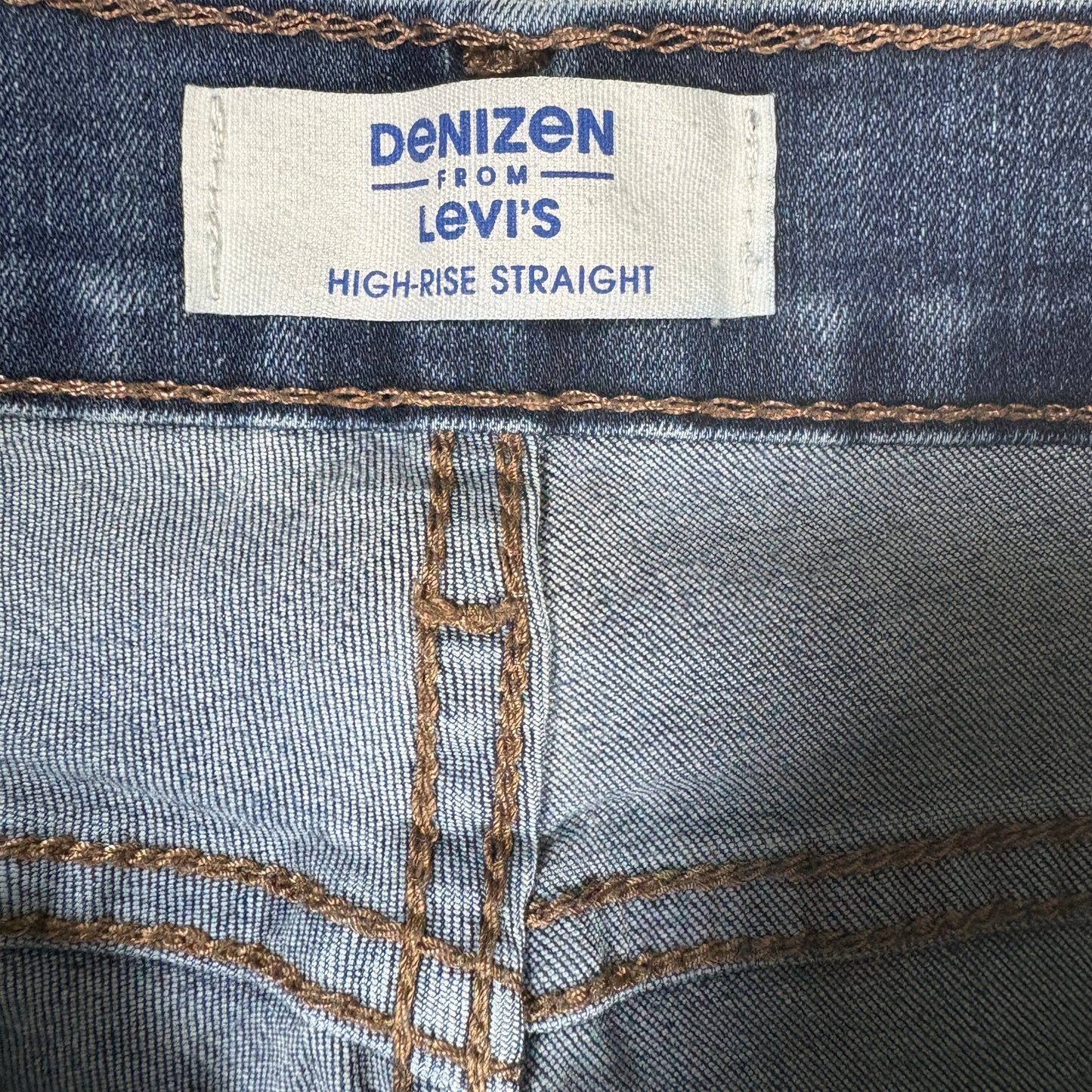 Denizen from Levi’s Jeans Womens 8M W29 L30 High Rise Straight Blue Denim Pants