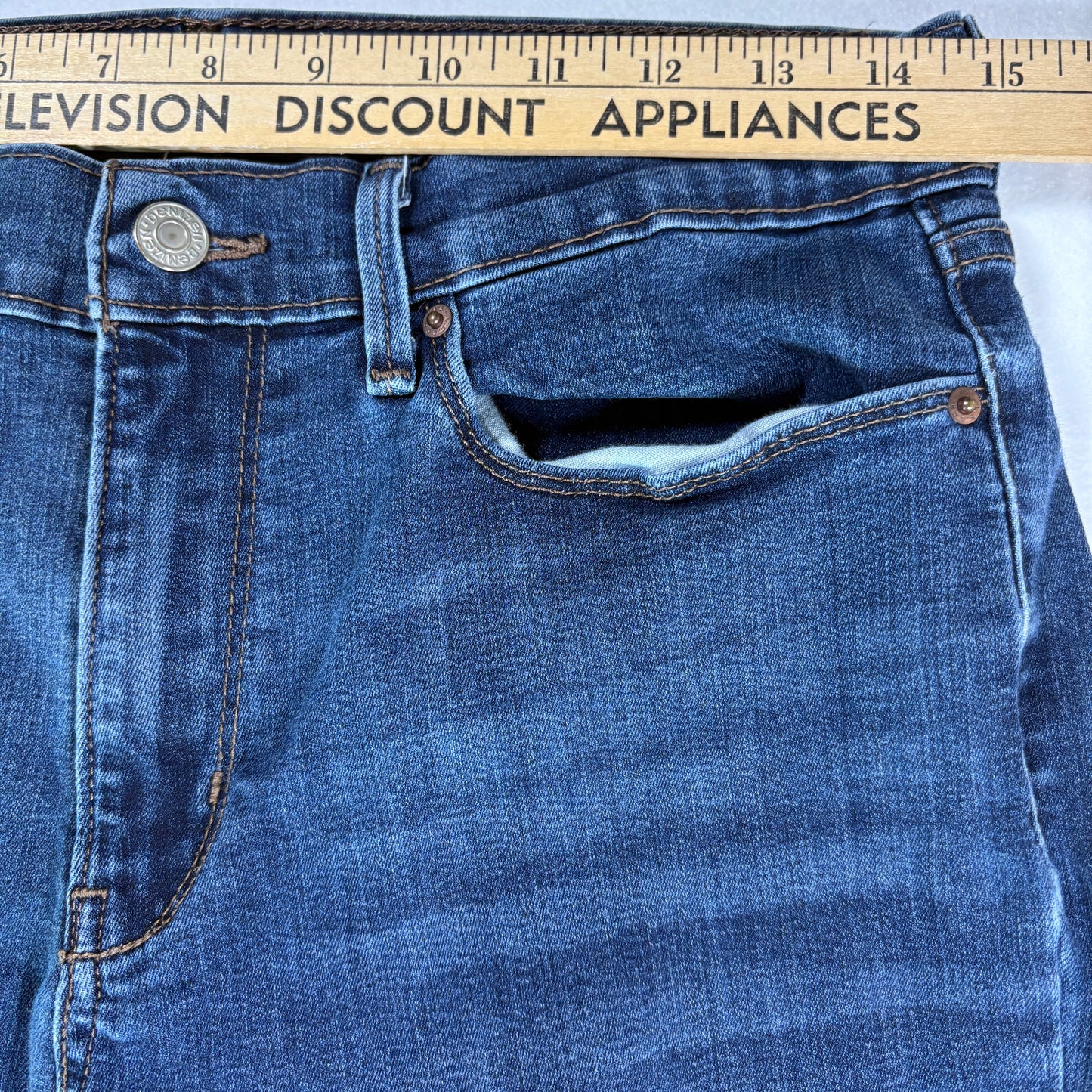 Denizen from Levi’s Jeans Womens 8M W29 L30 High Rise Straight Blue Denim Pants