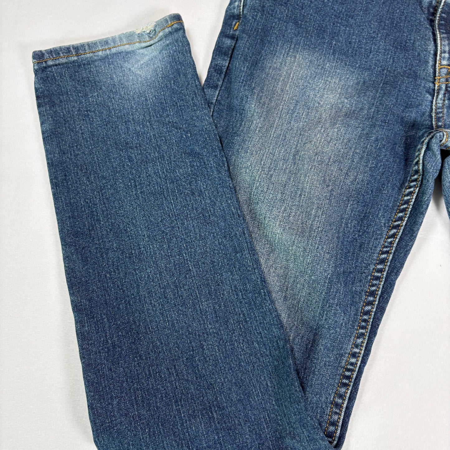 Arizona Jean Co Skinny Jeans Womens 18 Reg Blue Denim Stretch Mid Rise Classic Fit