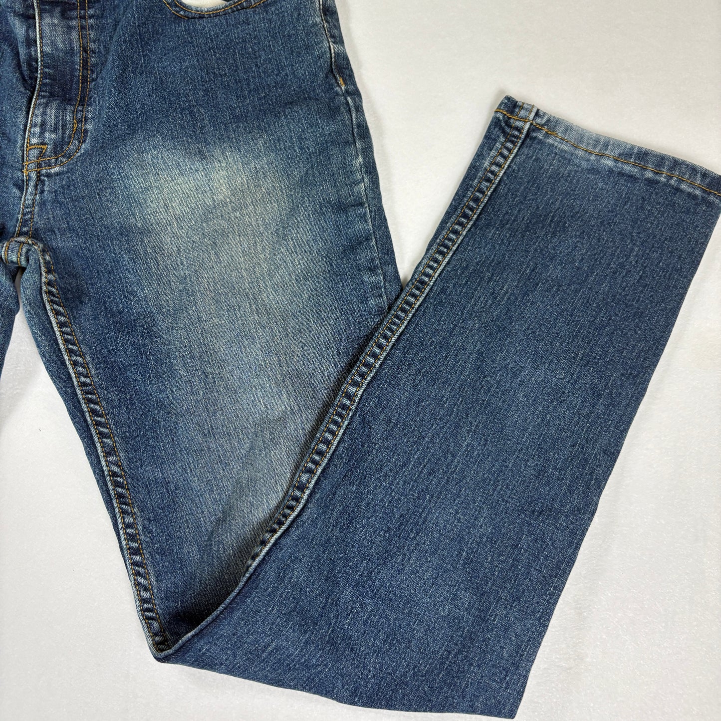 Arizona Jean Co Skinny Jeans Womens 18 Reg Blue Denim Stretch Mid Rise Classic Fit