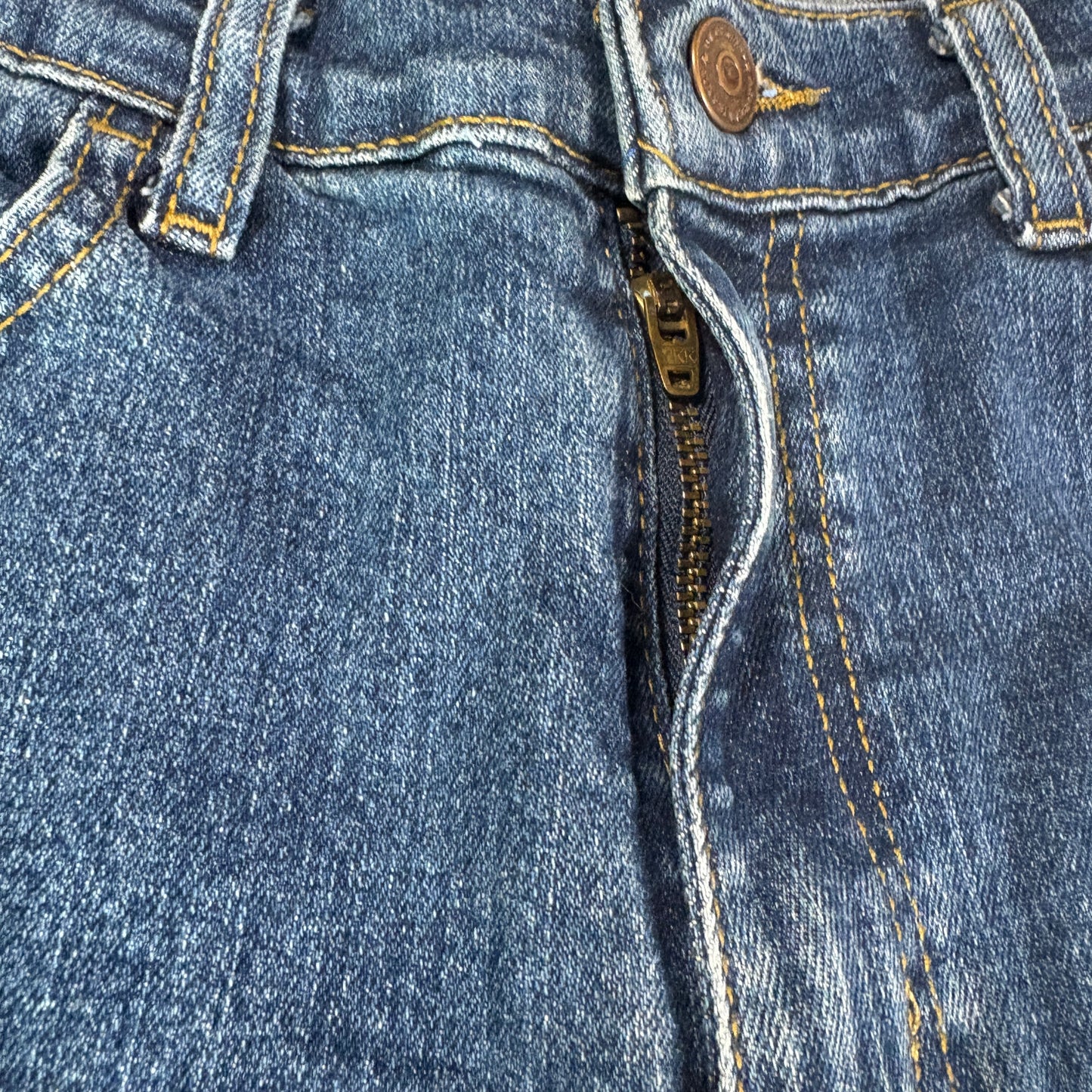 Arizona Jean Co Skinny Jeans Womens 18 Reg Blue Denim Stretch Mid Rise Classic Fit