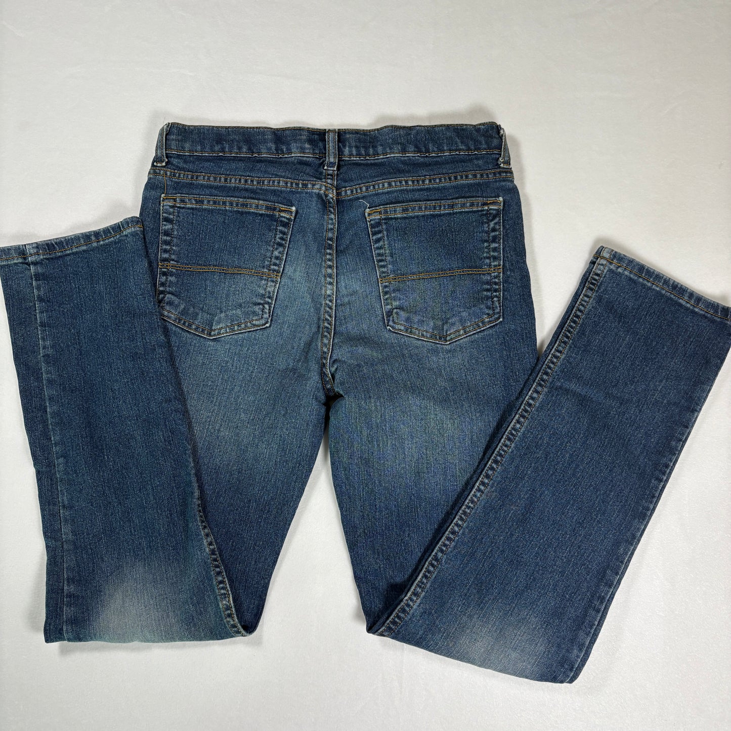 Arizona Jean Co Skinny Jeans Womens 18 Reg Blue Denim Stretch Mid Rise Classic Fit