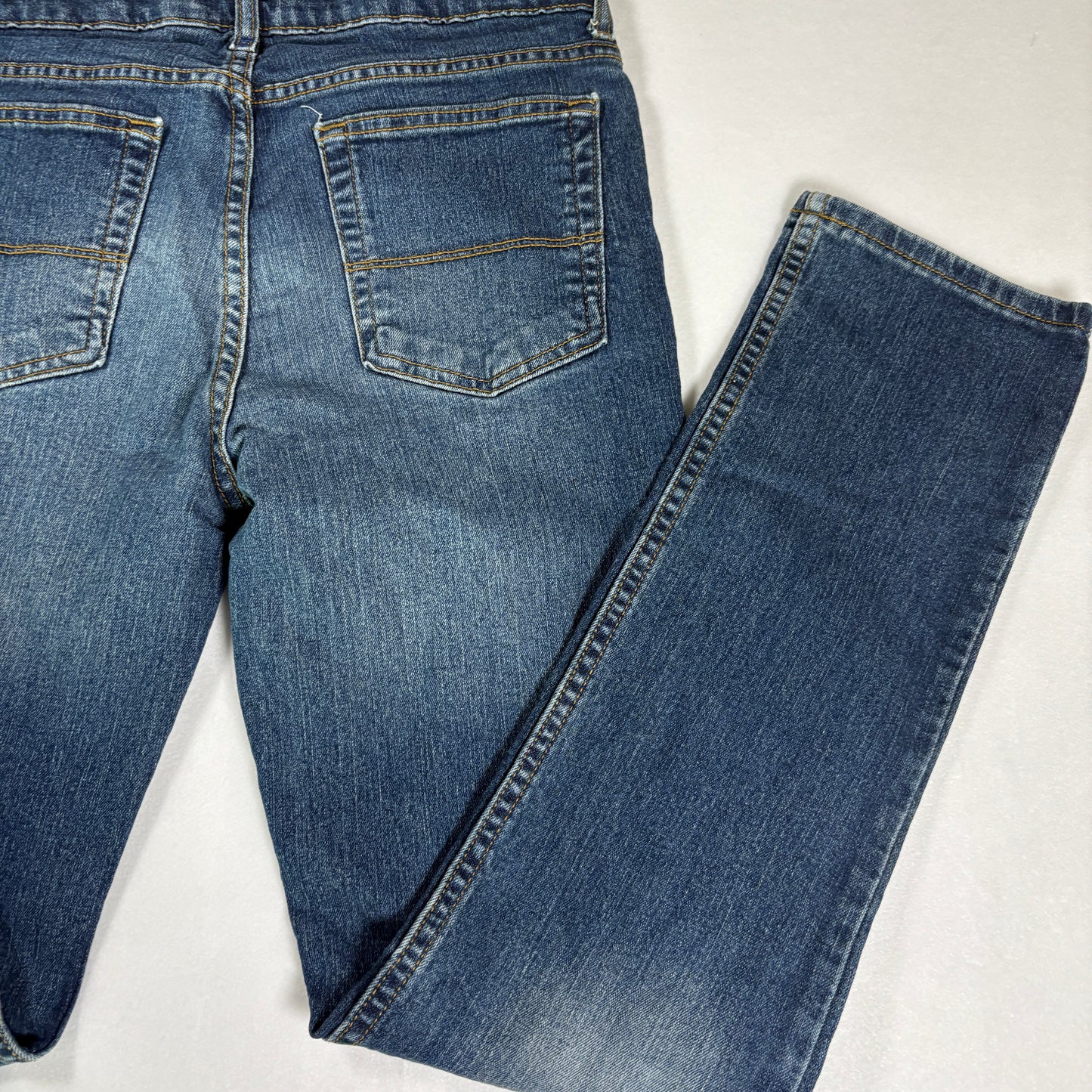 Arizona Jean Co Skinny Jeans Womens 18 Reg Blue Denim Stretch Mid Rise Classic Fit