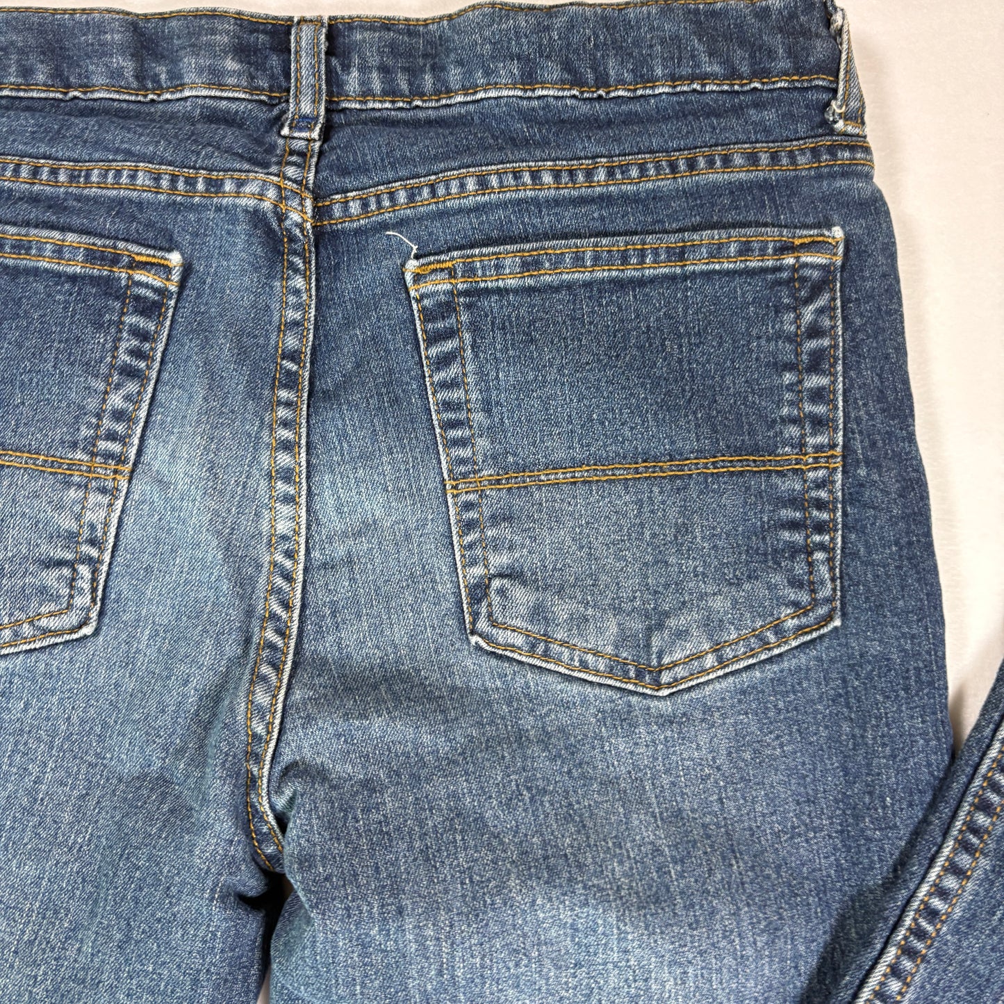 Arizona Jean Co Skinny Jeans Womens 18 Reg Blue Denim Stretch Mid Rise Classic Fit
