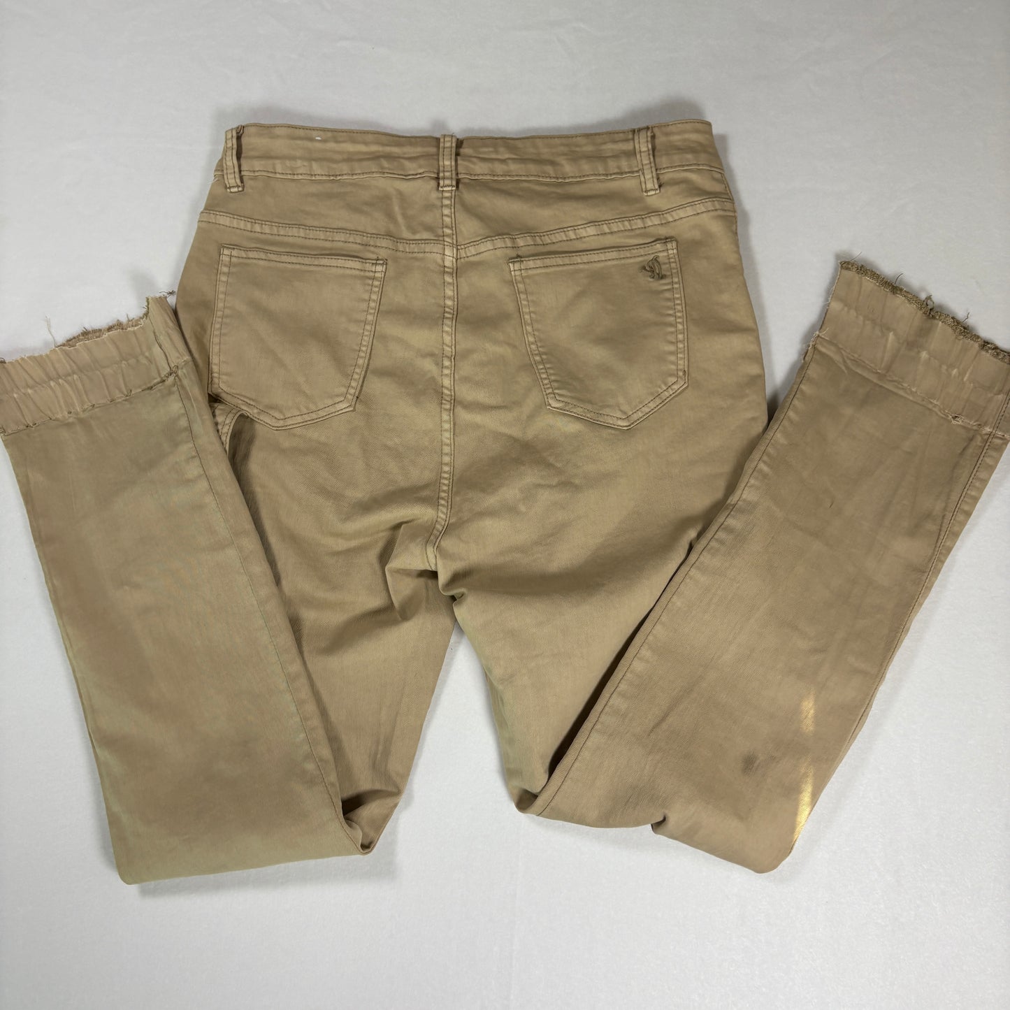 VIP Jeans Women’s 15/32 Khaki Cargo Pants Stretch Utility Carpenter Straight
