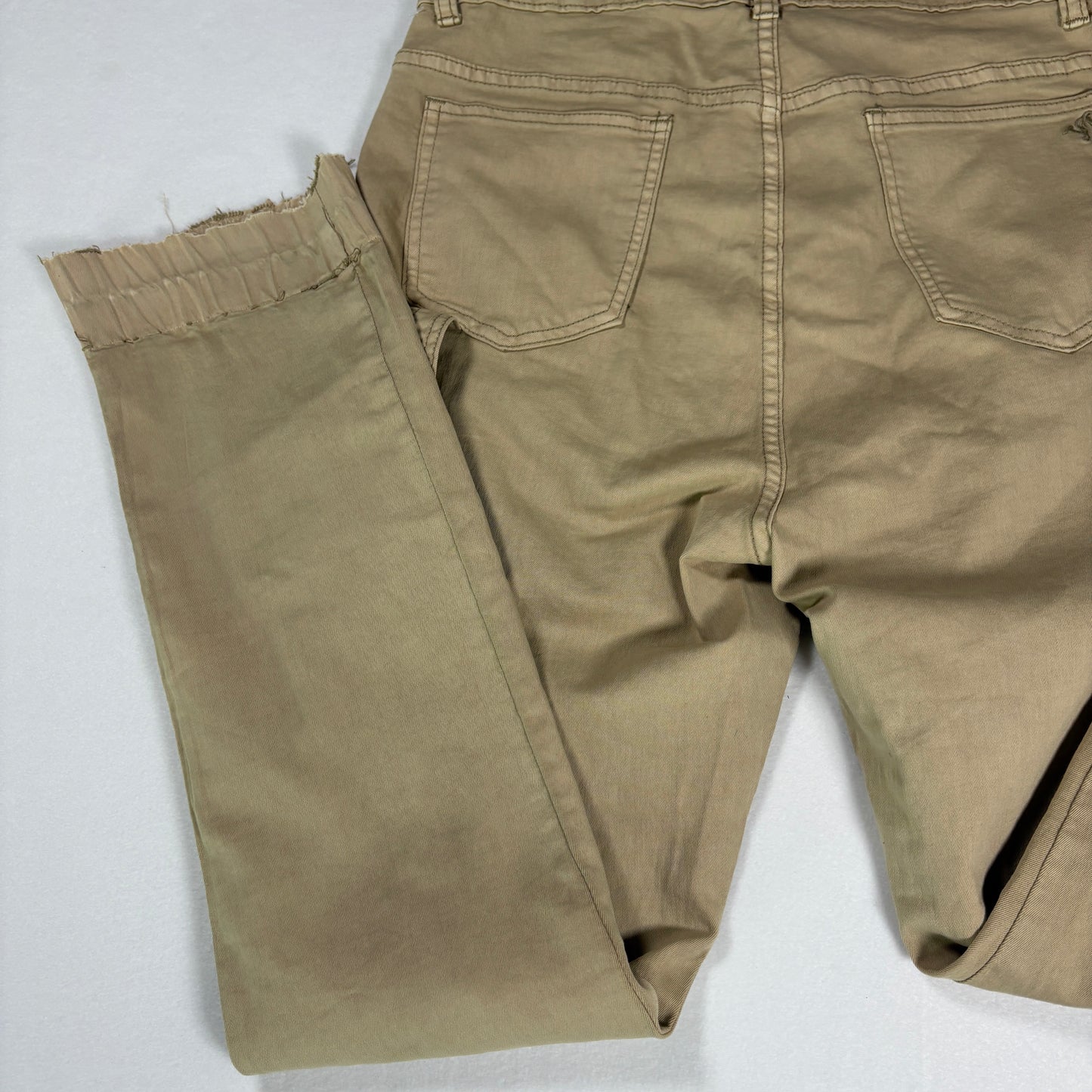VIP Jeans Women’s 15/32 Khaki Cargo Pants Stretch Utility Carpenter Straight