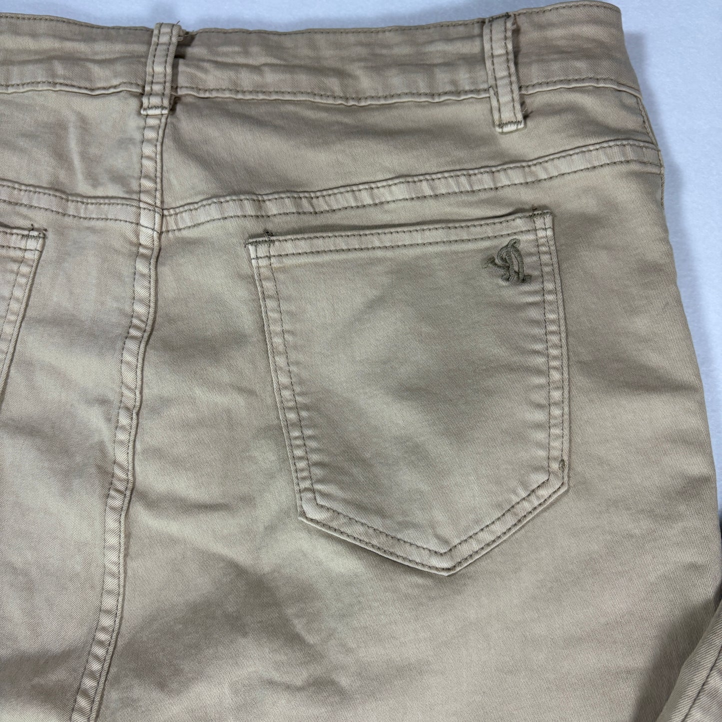 VIP Jeans Women’s 15/32 Khaki Cargo Pants Stretch Utility Carpenter Straight