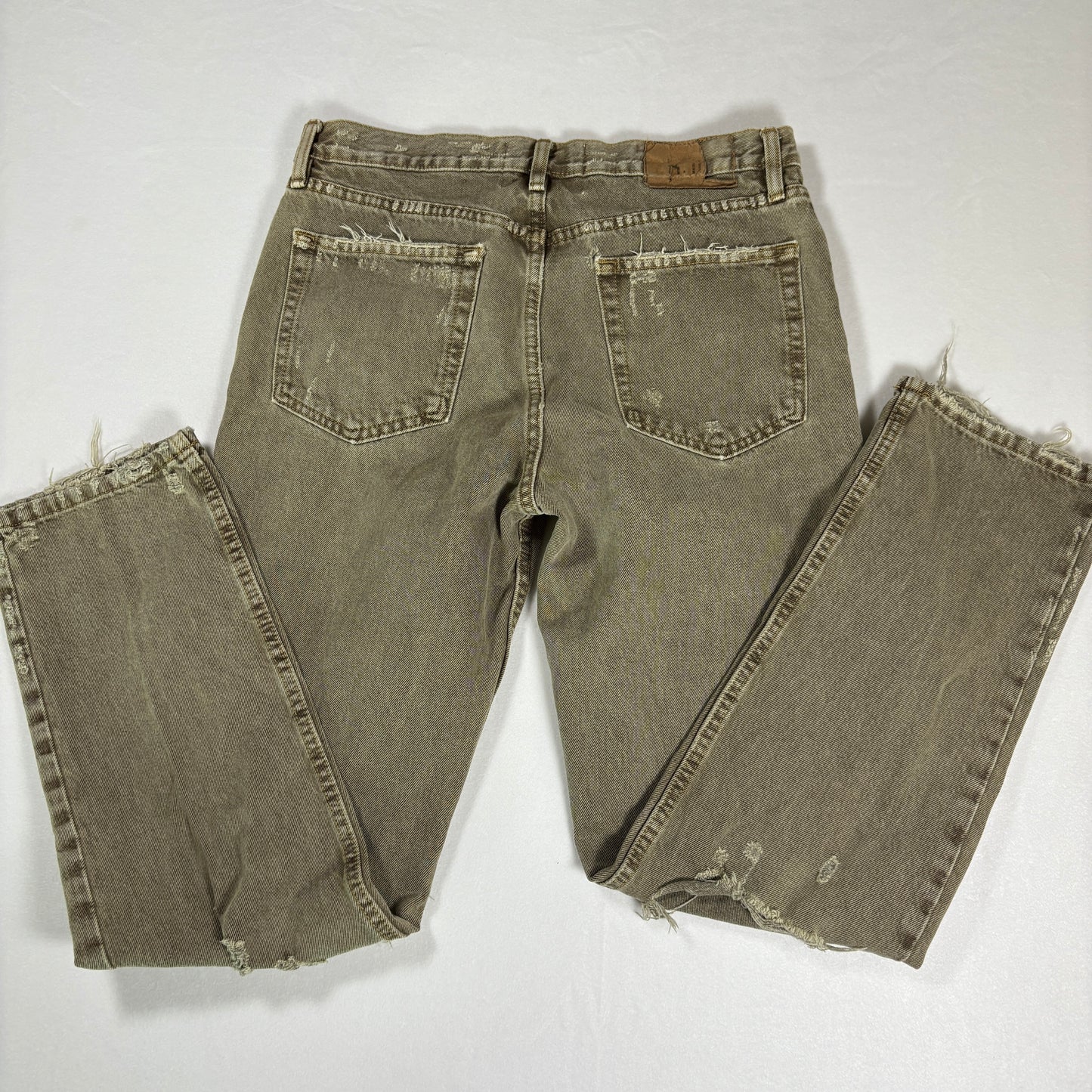 BDG Urban Outfitters Men’s 31x32 Vintage Slim Fit Distressed Jeans Khaki Tan