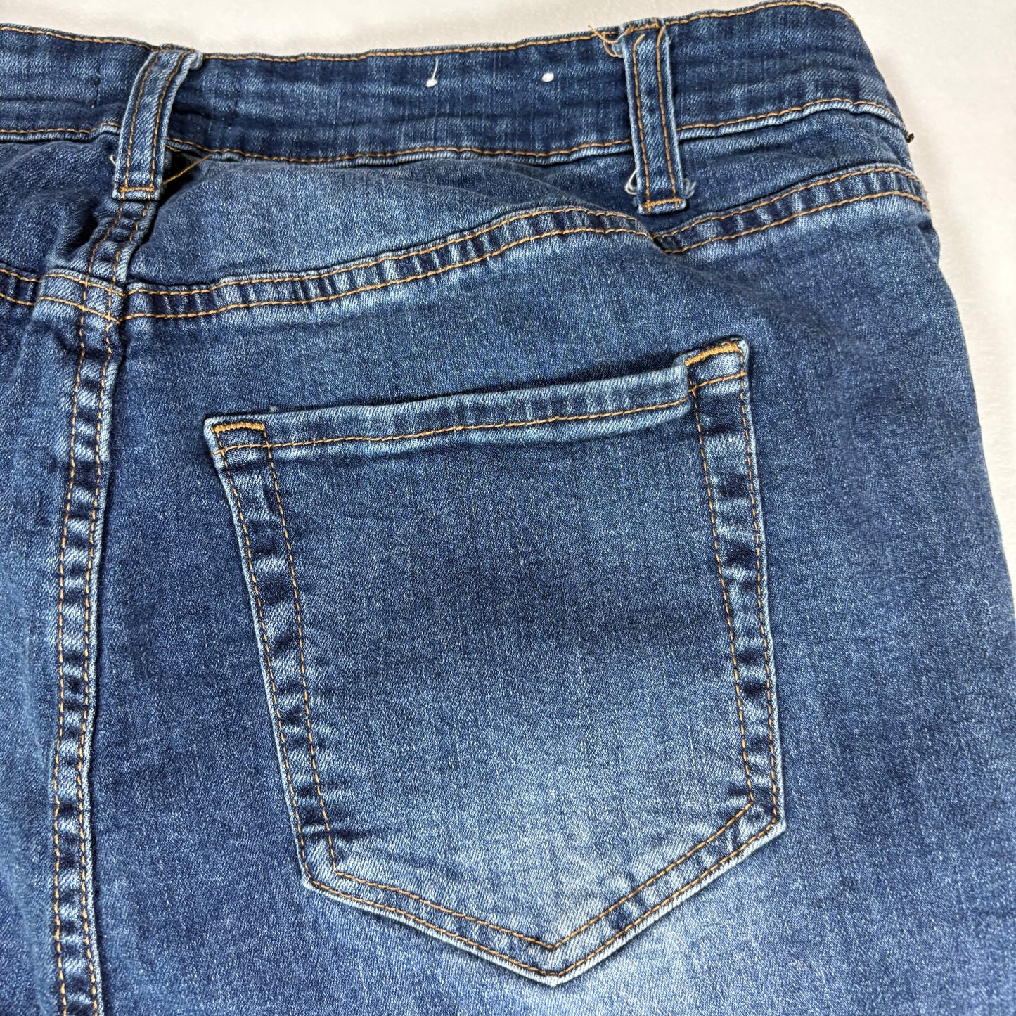 Forever 21 Plus Womens Jeans Blue Denim Skinny Stretch High Rise Size 14