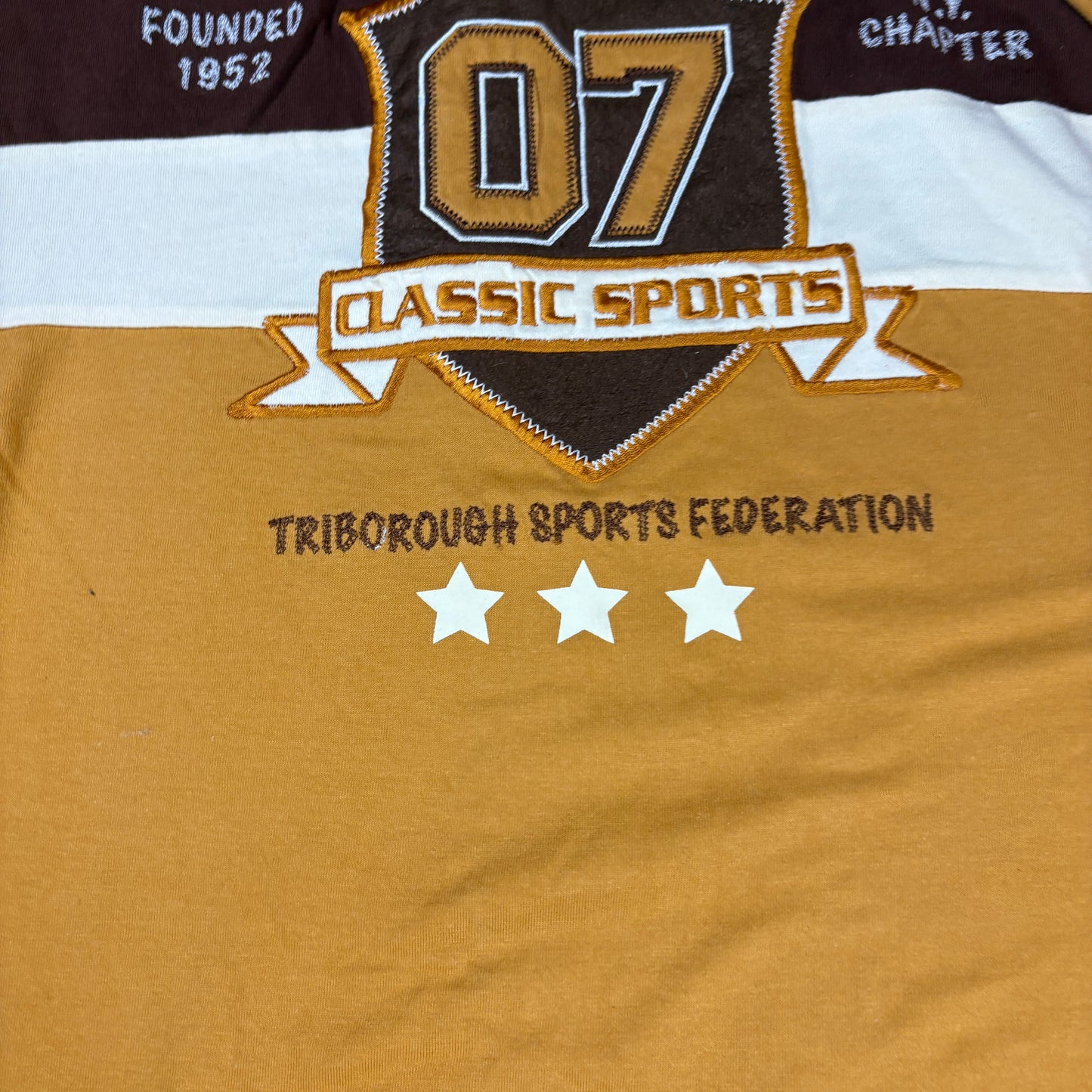DNV Attitude T-Shirt 5XL Brown Gold Graphic Tee Classic Sports Retro 100% Cotton