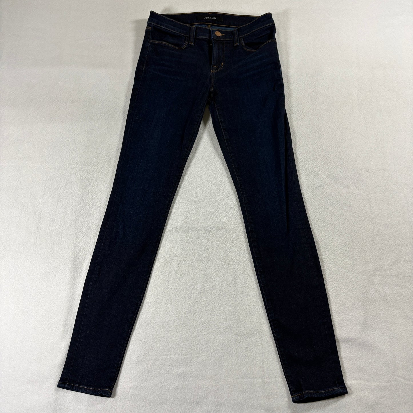 J Brand Super Skinny Jeans Womens 26 Fits Like 26x29 Dark Wash Stretch Denim