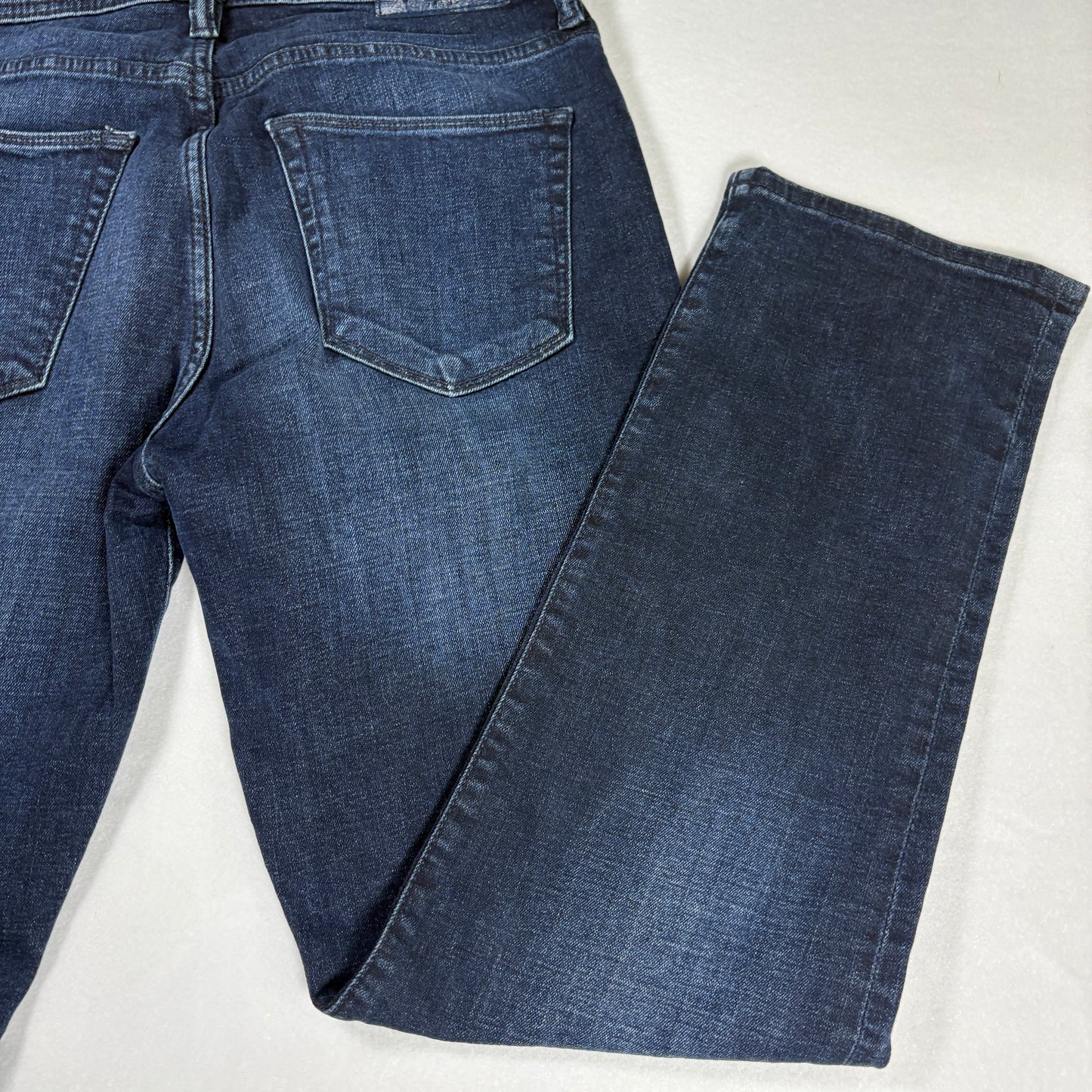 Chaps Jeans Mens 32x32 Slim Straight Dark Wash Denim Classic Five Pocket Pants