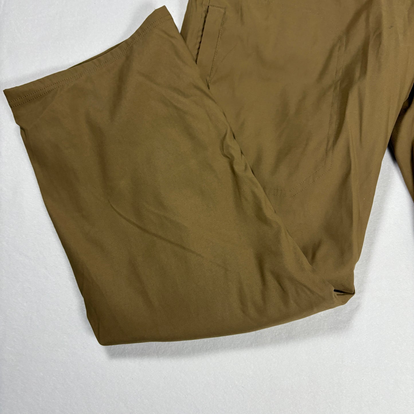 Orvis Mens Pants 32x30 Brown Stretch Casual Travel Outdoor Hiking Chino Trousers