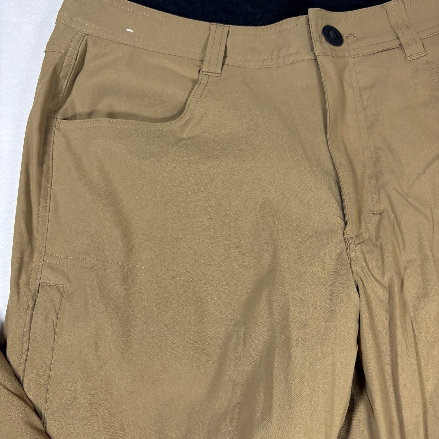Orvis Mens Pants 32x30 Brown Stretch Casual Travel Outdoor Hiking Chino Trousers